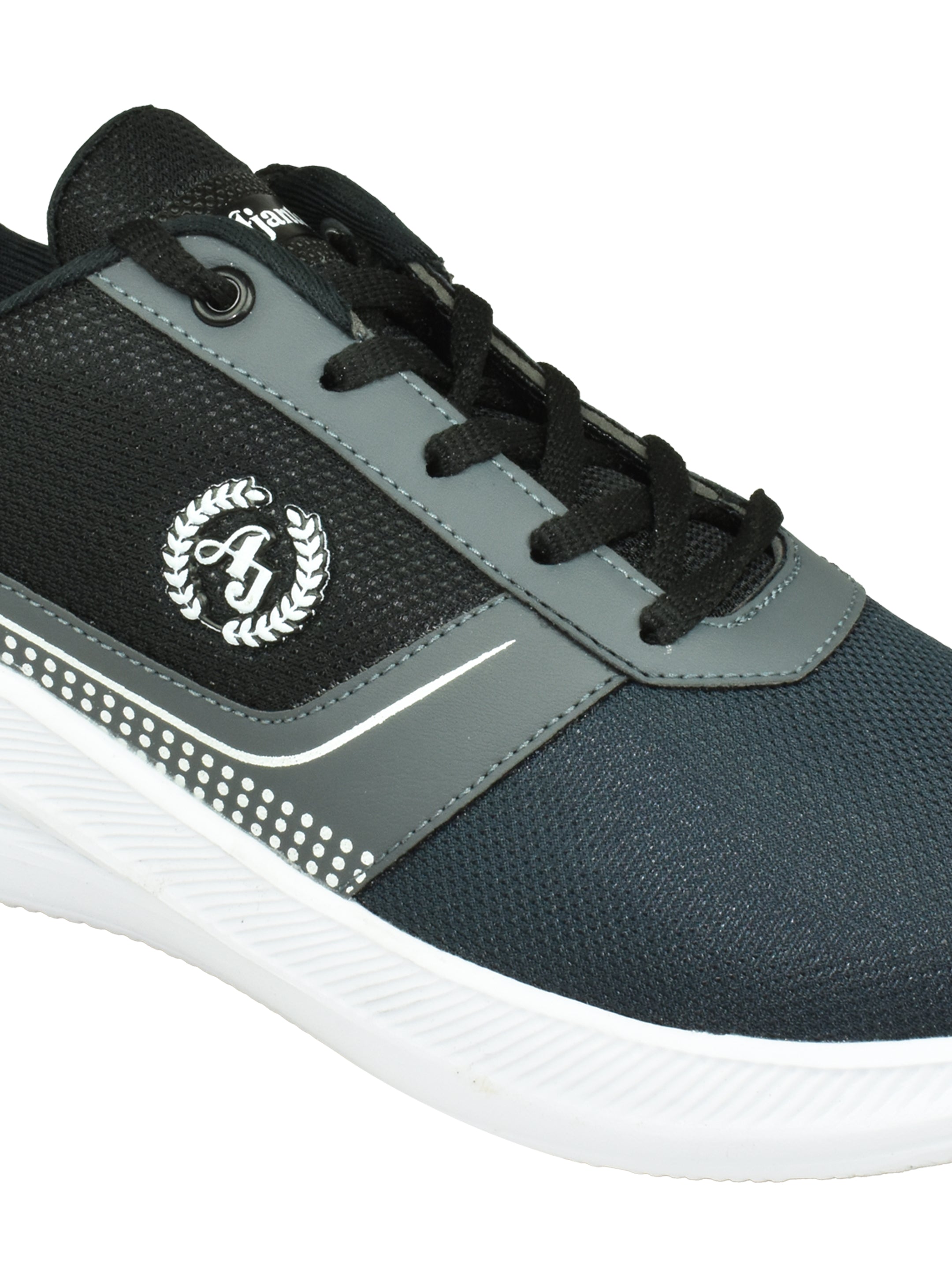 Ajanta Men’s Dual-Color Black & White Casual Shoe with Lightweight EVA Sole