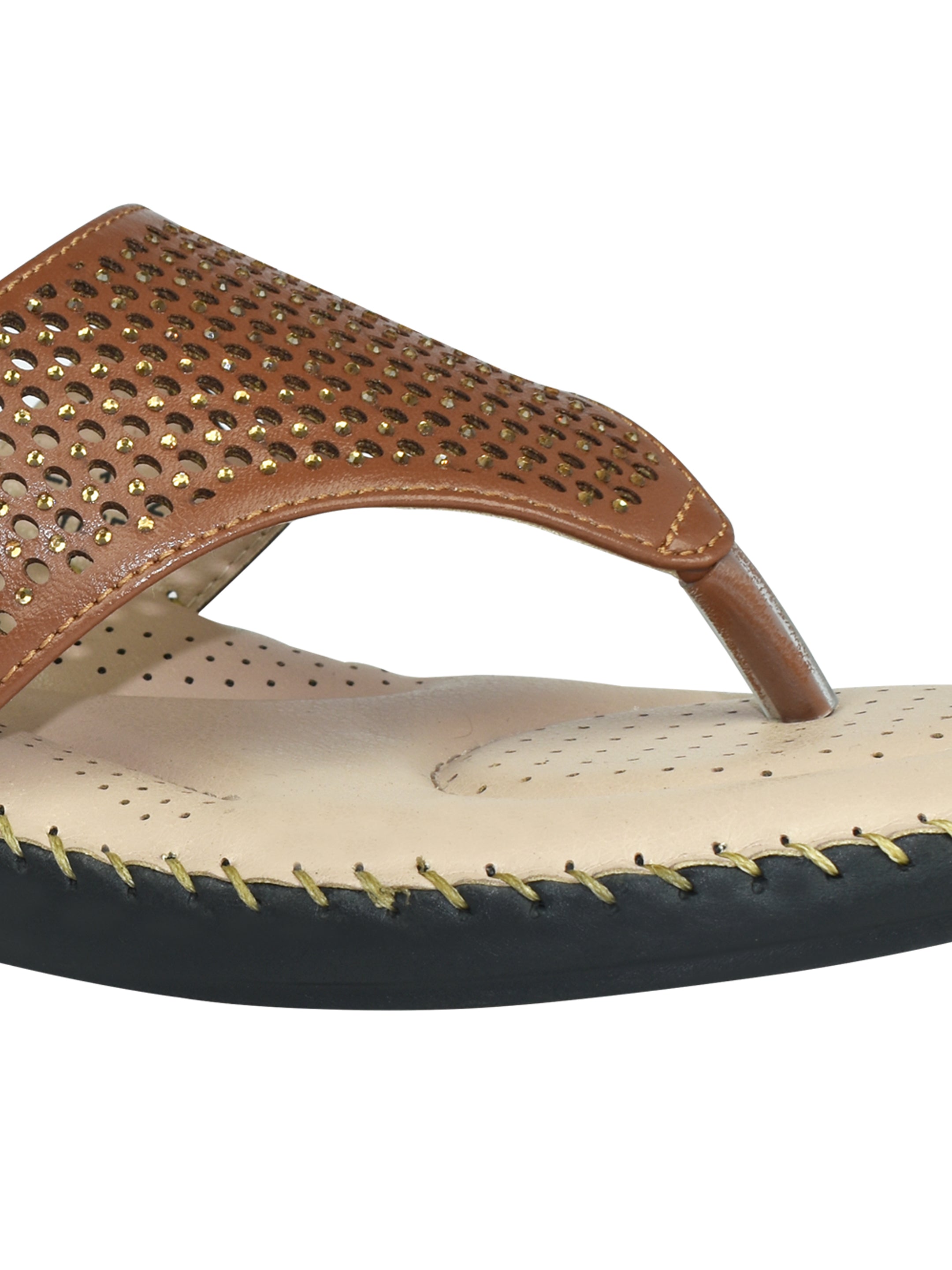 Ajanta Women Flat Sandal /  Easy Slip-On & Soft Footbed / Lightweight & Breathable Casual Footwear EL1002