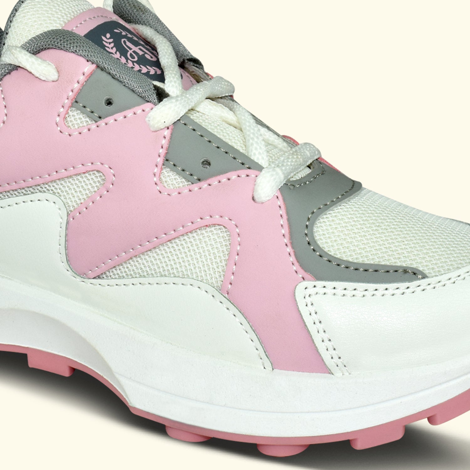 AJANTA Women Pink Lightning Chunky Sneakers | Stylish,Lightweight,Comfortable,Trendy Streetwear Sneakers EL5043