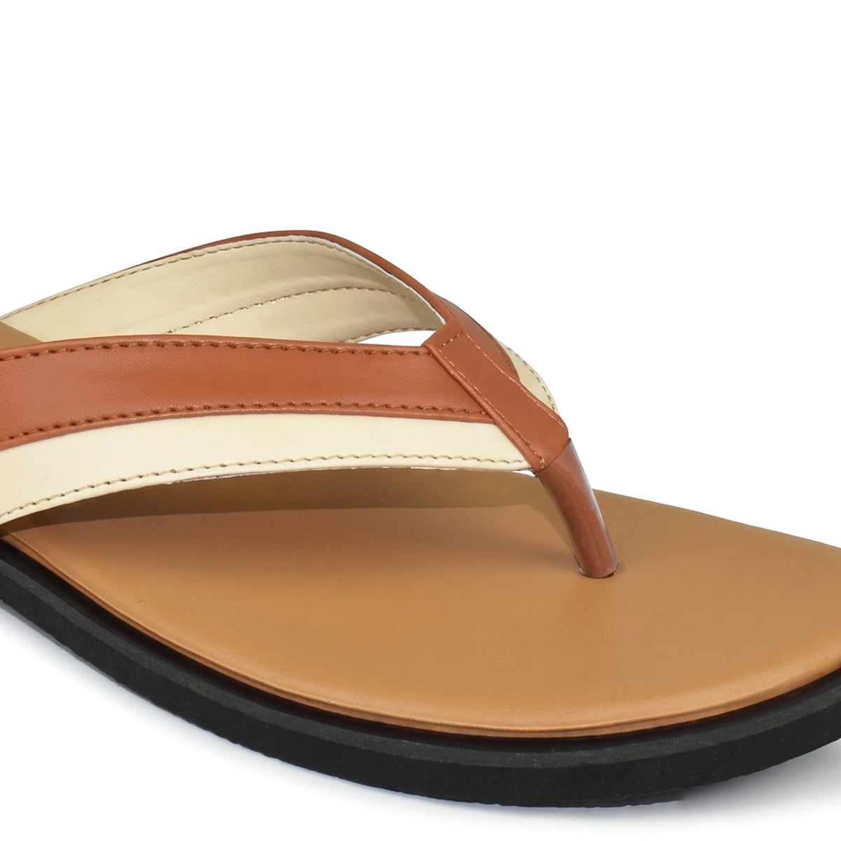 AJANTA Slip on Flat Sandals for Men | Casual Walking Office Outdoor Sandals | Lightweight Comfortable Footwear | Anti-Skid Travel Open Toe Summer Sandals, Slippers & Chappal for Women