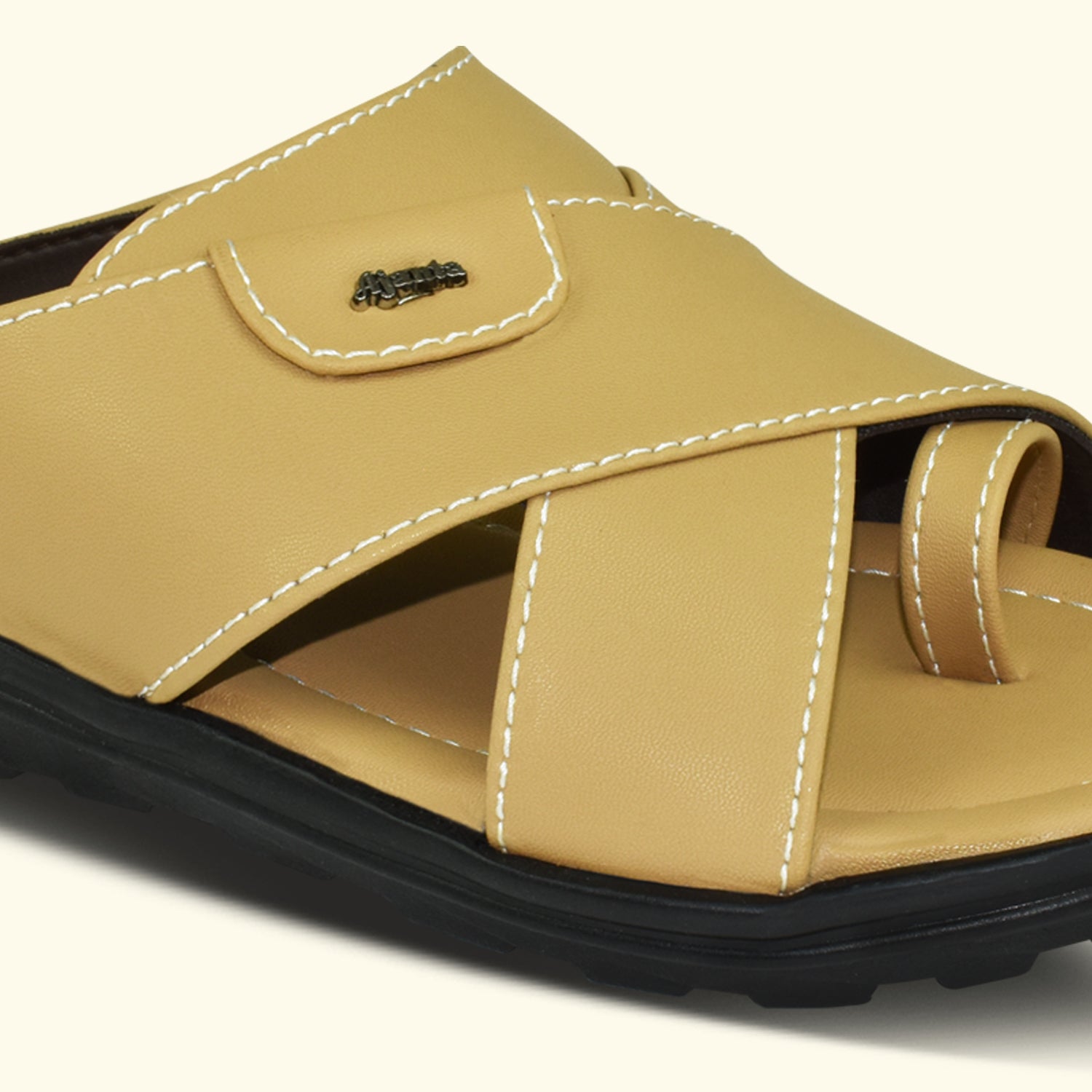 AJANTA Men Flats Sandal / Casual-Look Men’s Sandals / Classic Slip-On Sandal CG0847
