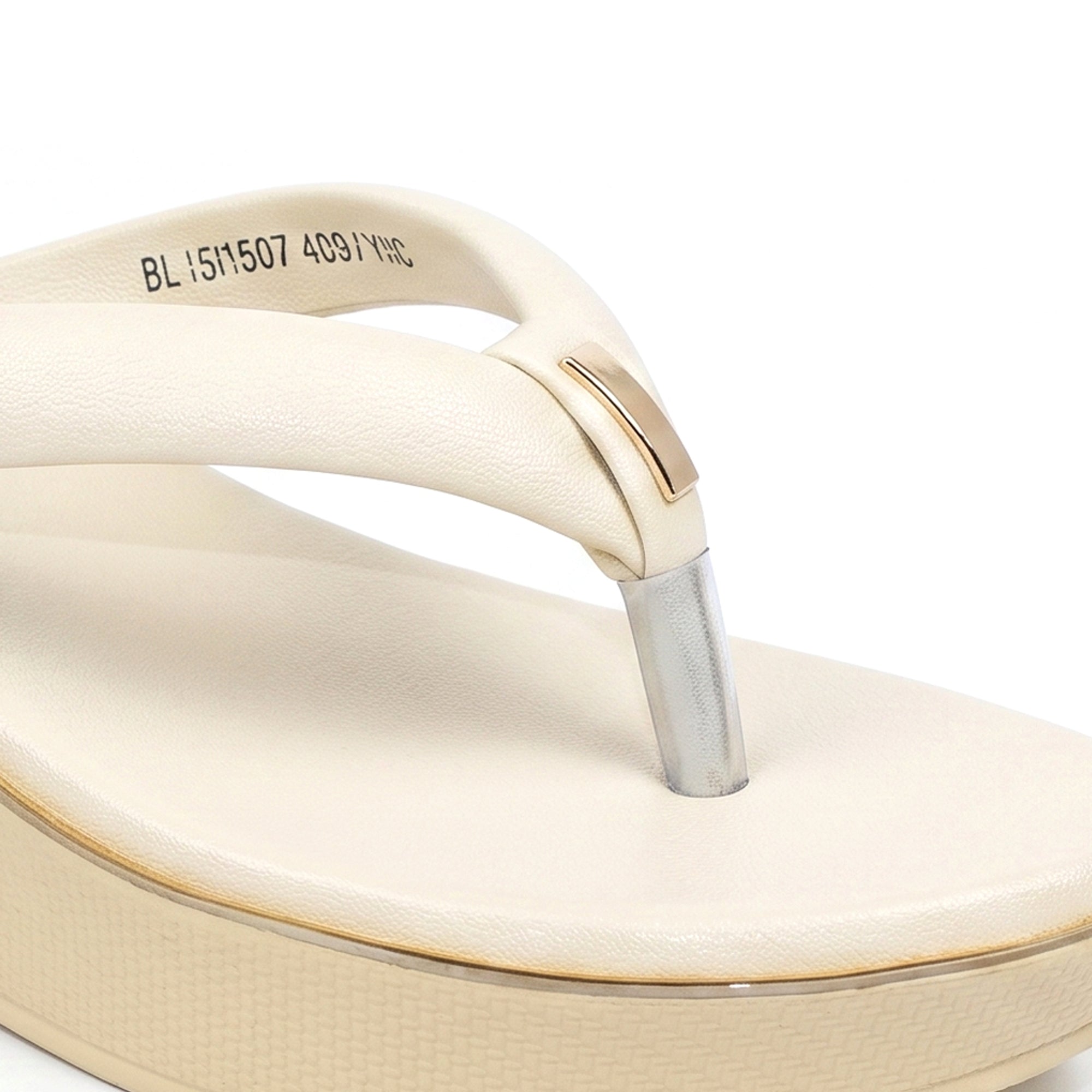 AJANTA Women Wedge Heel Sandals | Toe Post Flip Flop Sandals for Women | Platform Slip On Sandals | Lightweight Cushioned Walking Footwear | Daily Office, Travel, Puja & Festive Wear For Woman