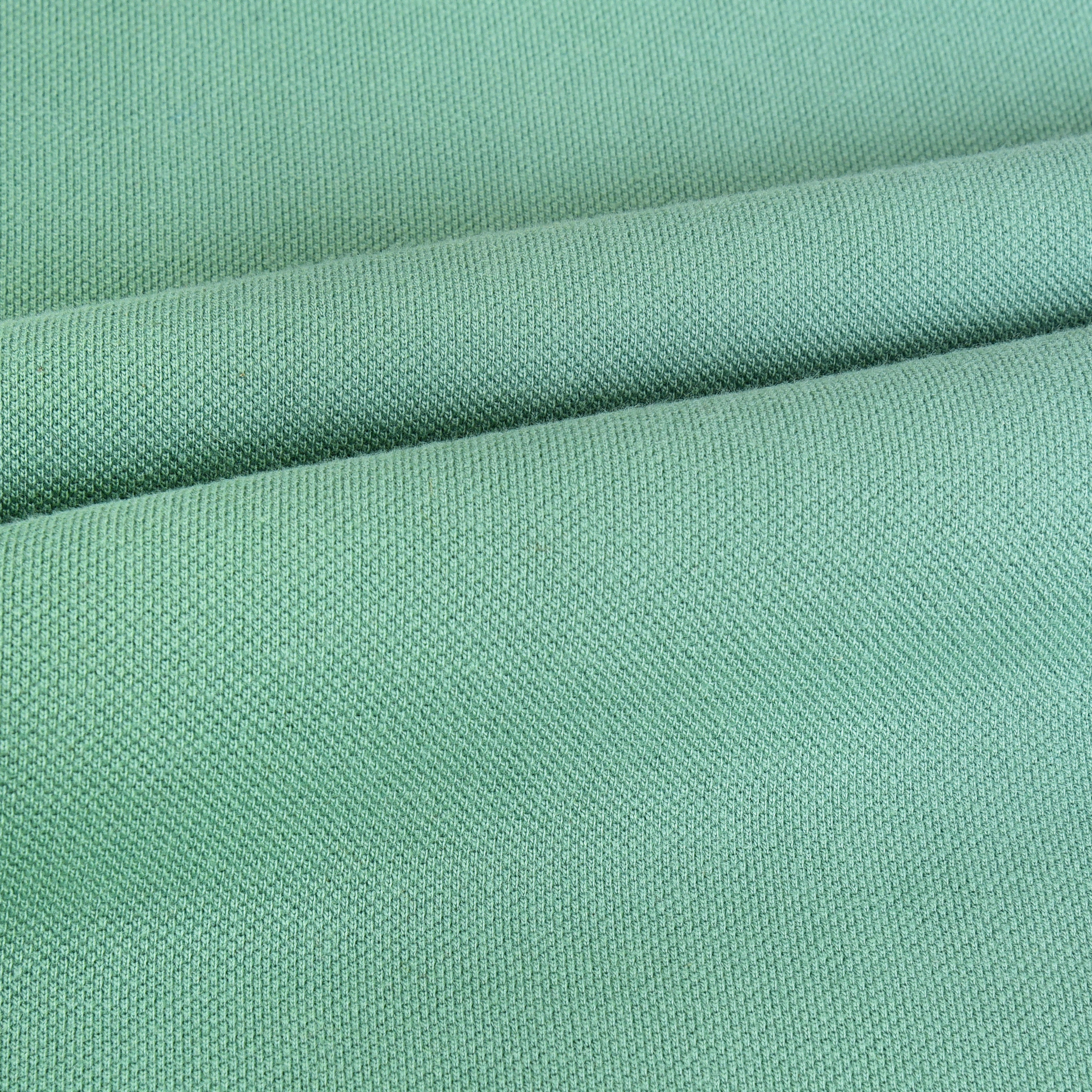 Imperio Men Solid Polo Neck Polyester Green T-Shirt TC5010