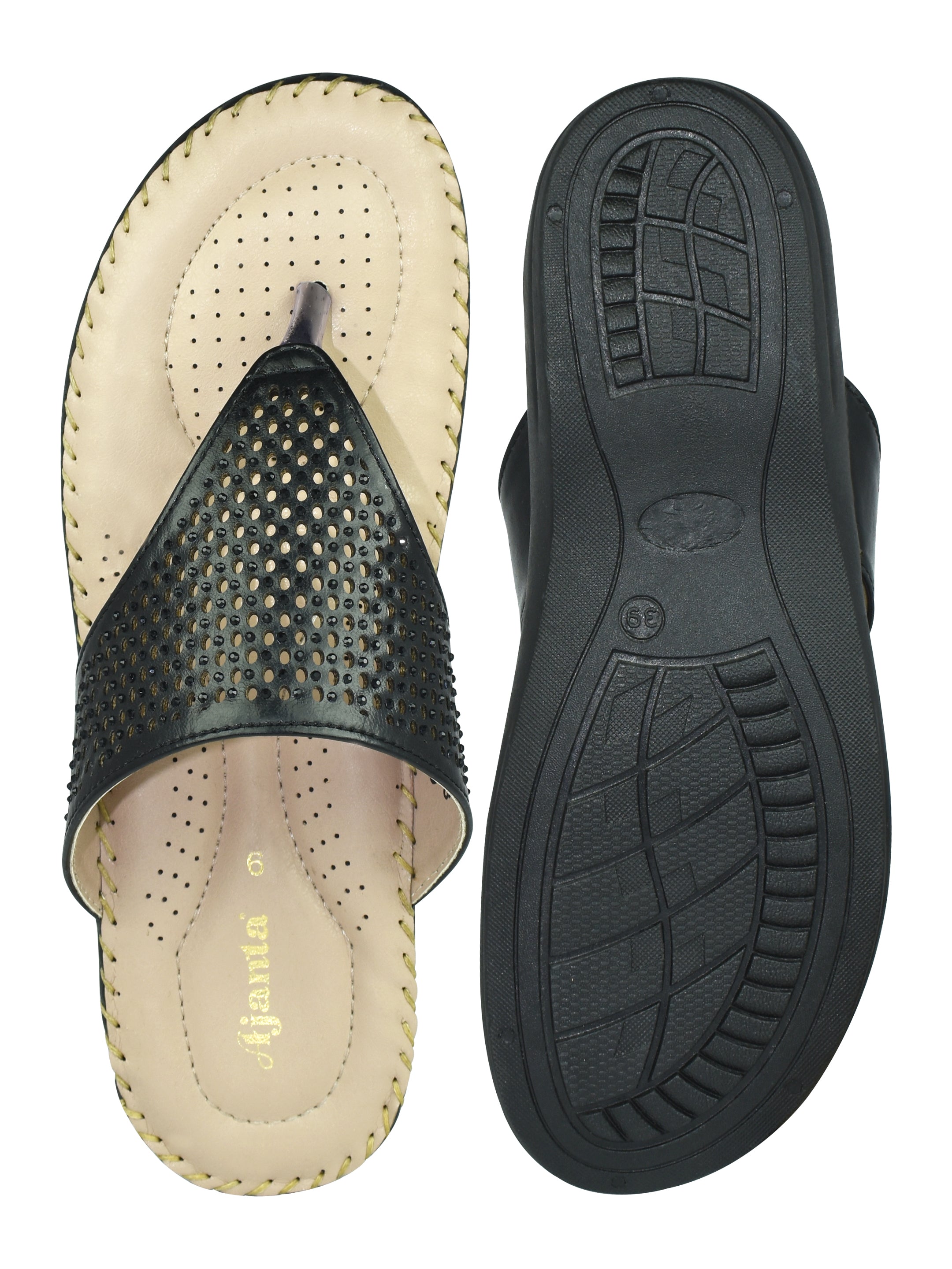 Ajanta Women Flat Sandal /  Stylish & Comfortable Sandal / Perfect for Daily Use & Outdoor Comfort EL1003