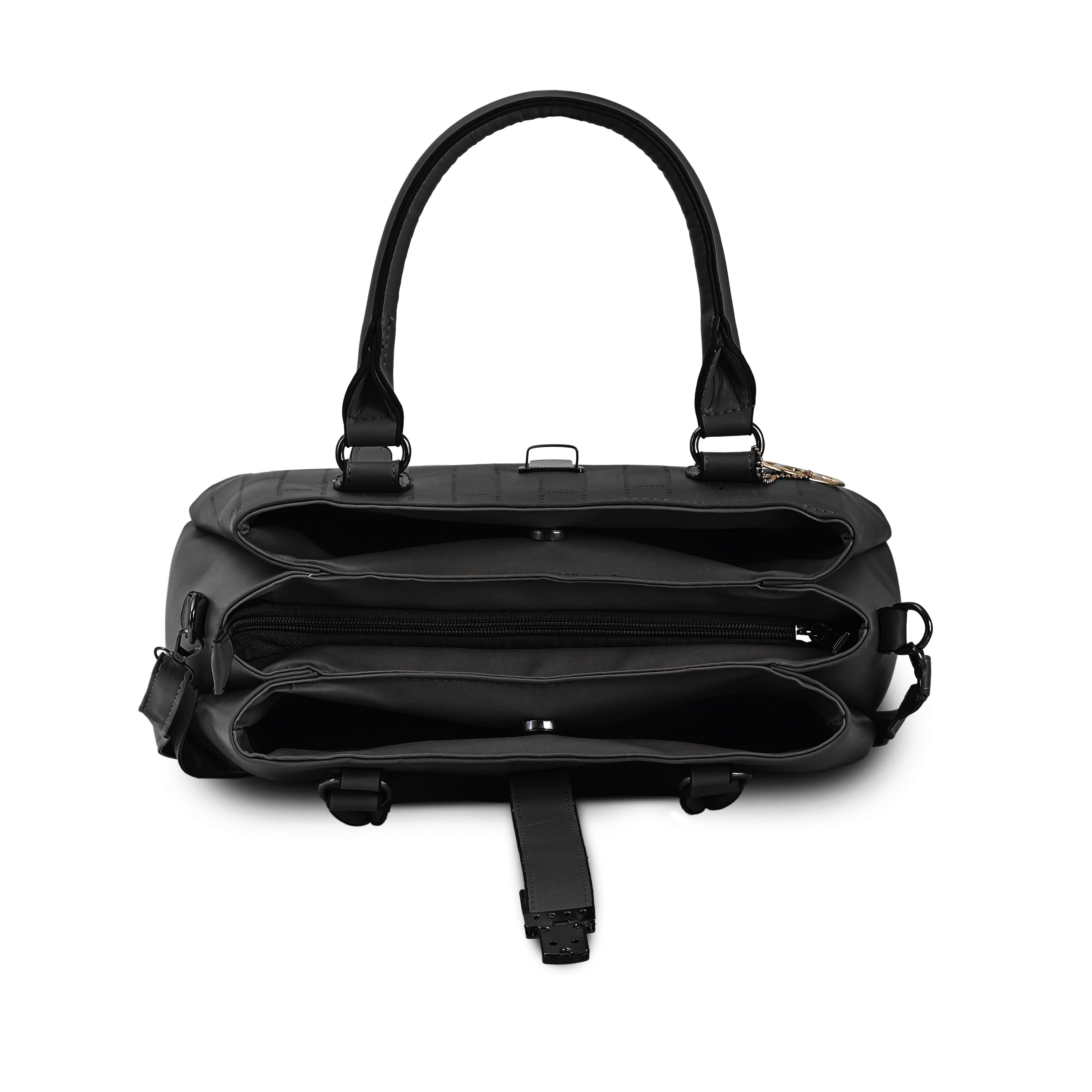 QIARRA Women's Black bag , Small Crossbody Bag, Casual Daily Handbag with Simple and Trendy Design VB8040