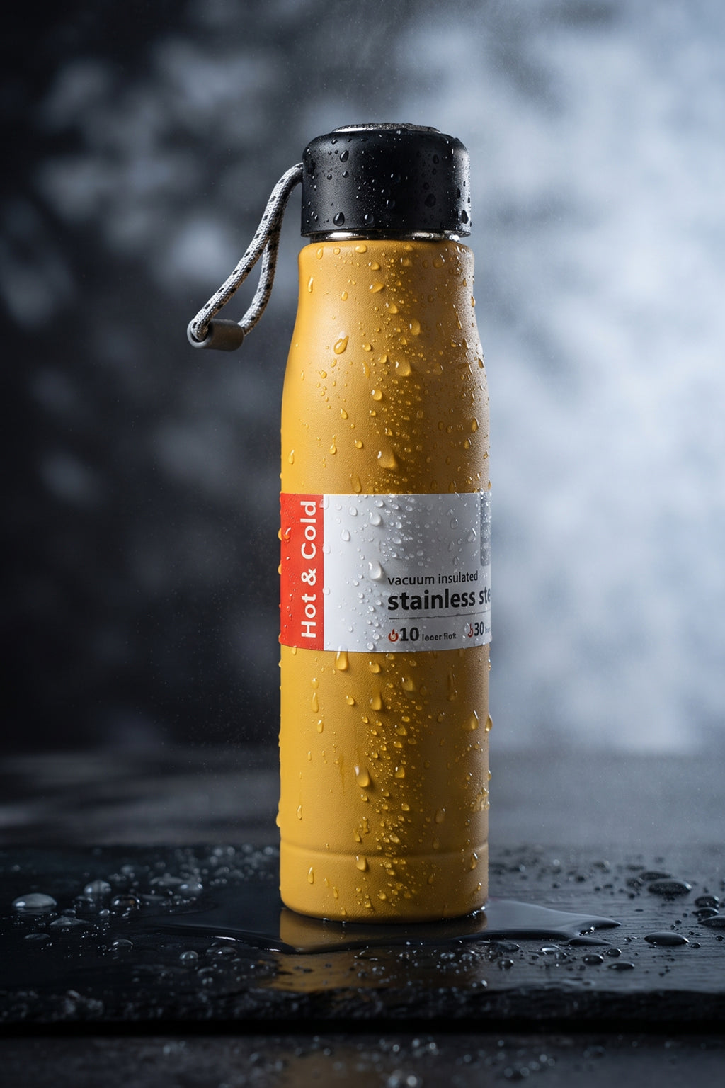 AJANTA Vacuum Insulated Stainless Steel Water Bottle 550 ml | Double Wall Thermos Flask | Leakproof, BPA Free | Keeps Hot 10 Hrs & Cold 30 Hrs | Office, School, Gym, Travel