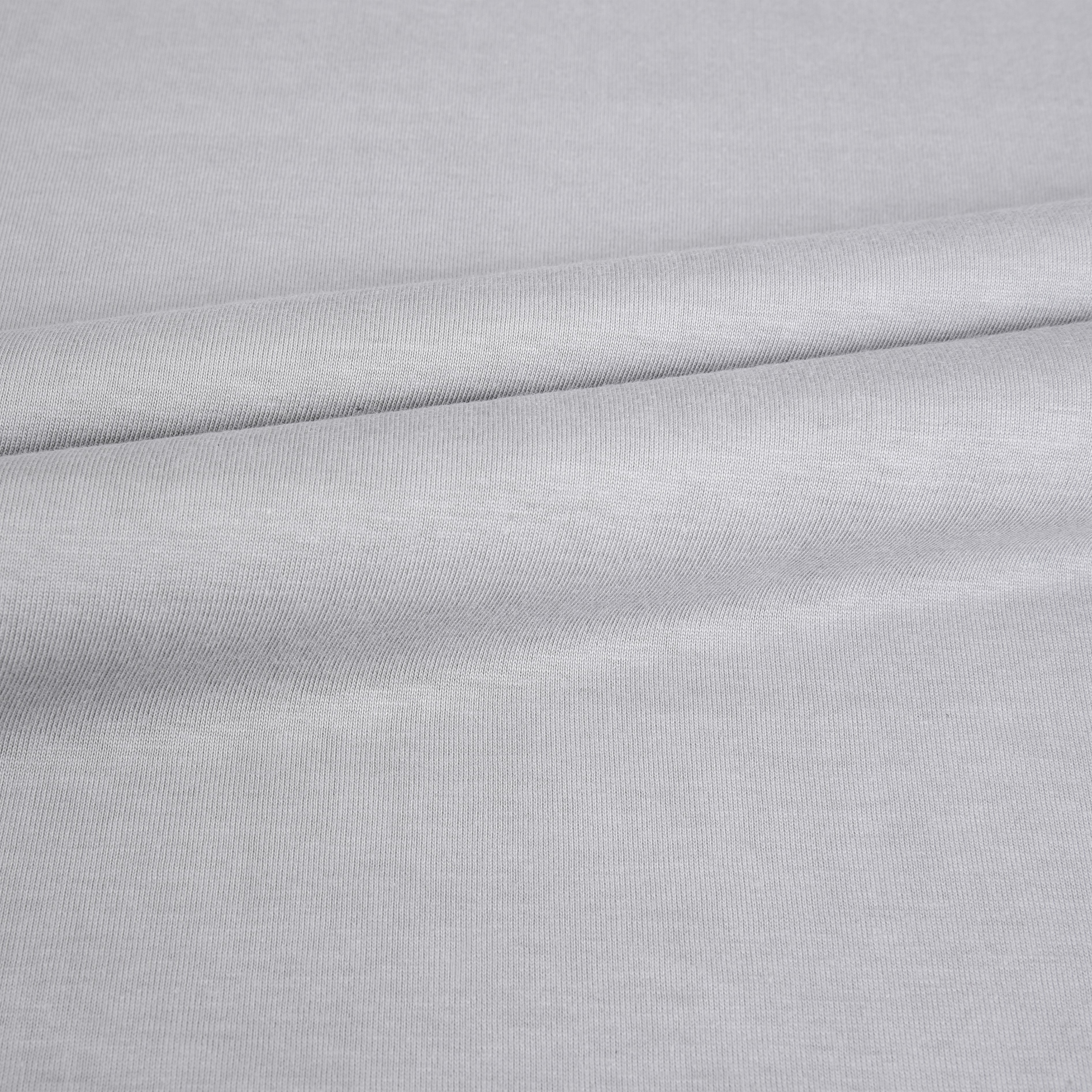 IMPERIO Men Grey Solid Round Neck T-Shirt | Pure Cotton, Casual Fit RN5016