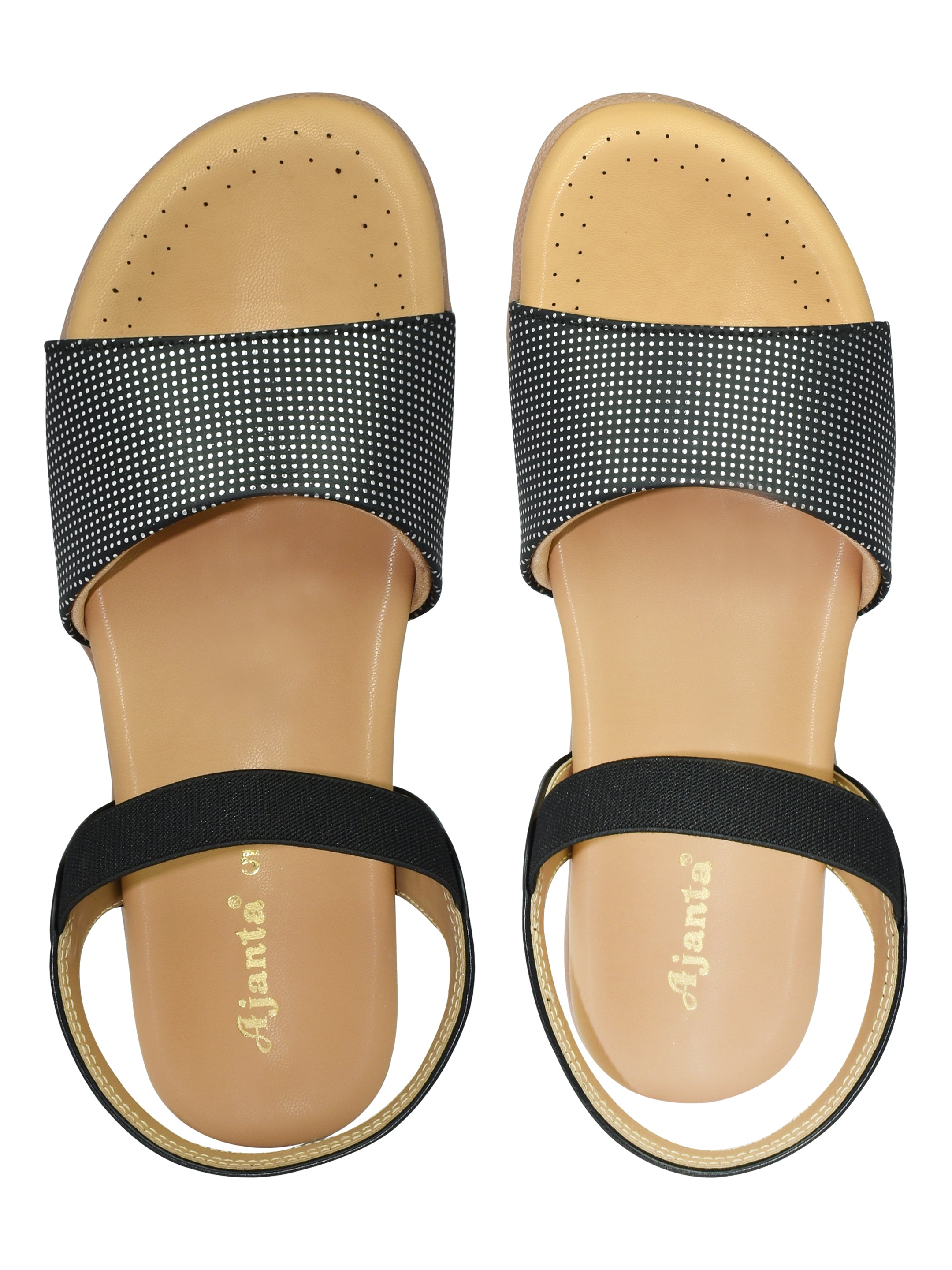 Ajanta Women Flat Sandal / Anti-Slip Flat Sandals / Chic, Comfortable, and Safe for Daily Use EL4005