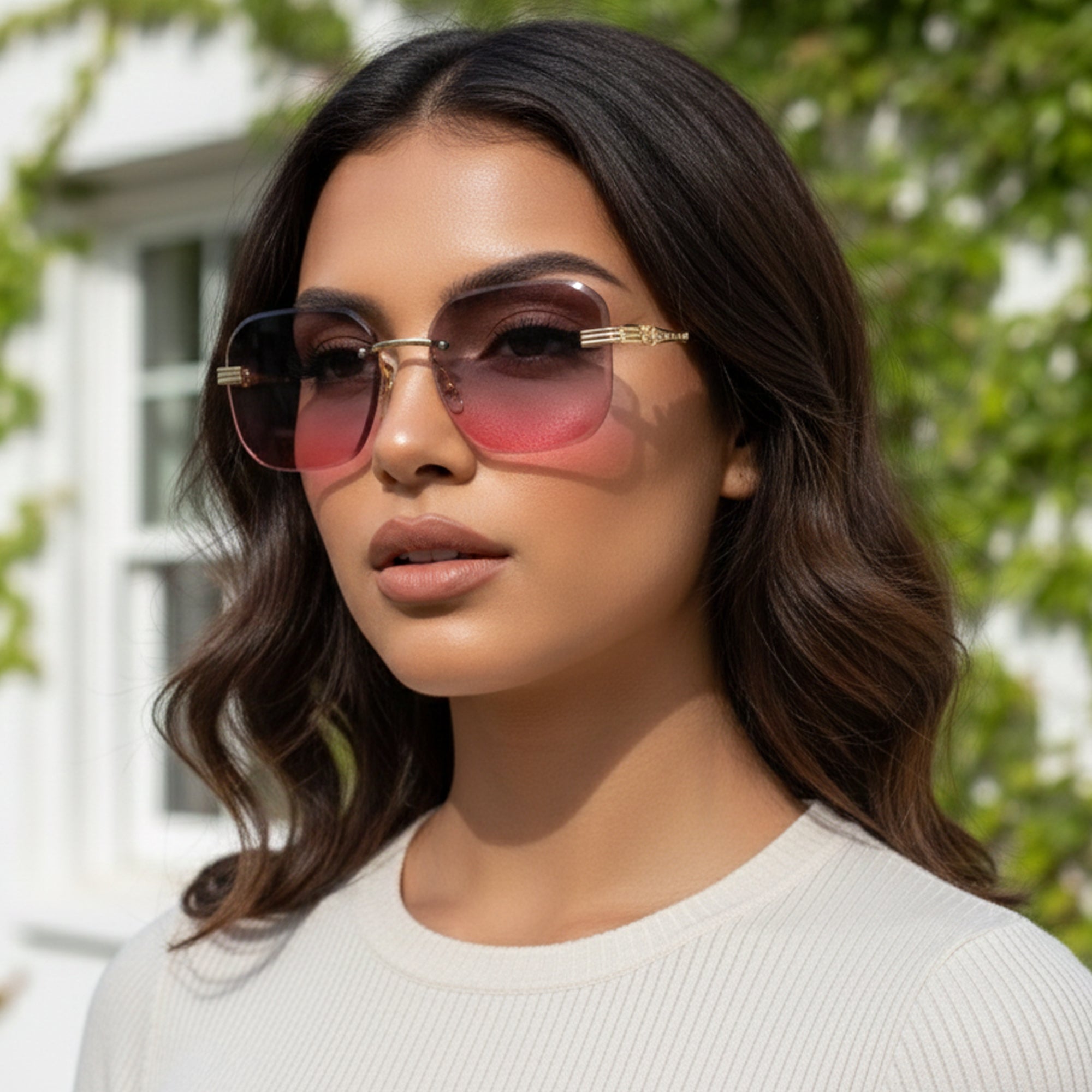 Ajanta Women’s Oversized Rectangular Sunglasses – Modern Fashion Eyewear