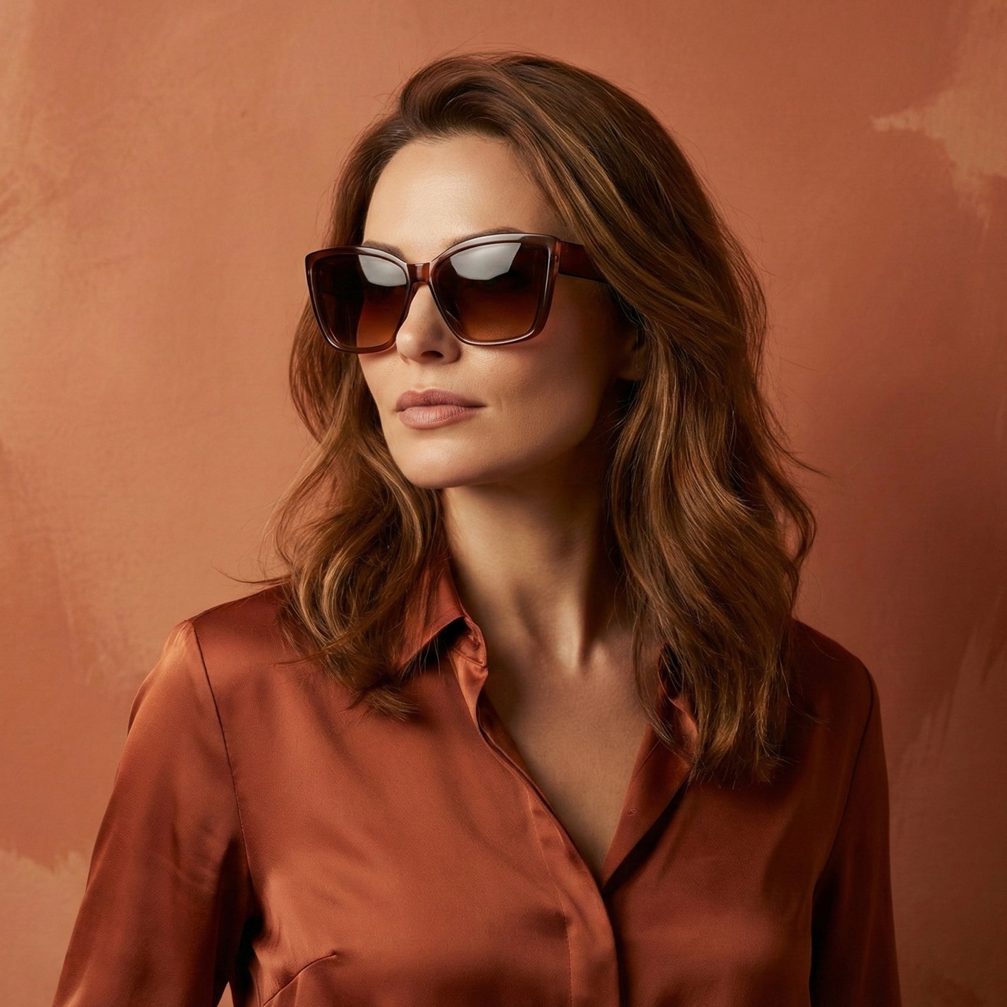 Ajanta Women’s Cat-Eye Sunglasses – Fashion Forward Lens & Stylish Frame