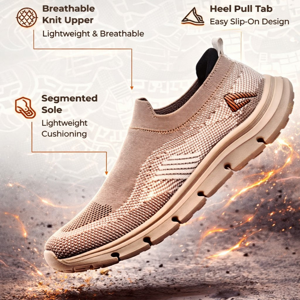 Impakto Men’s Comfortable Walking Shoes
