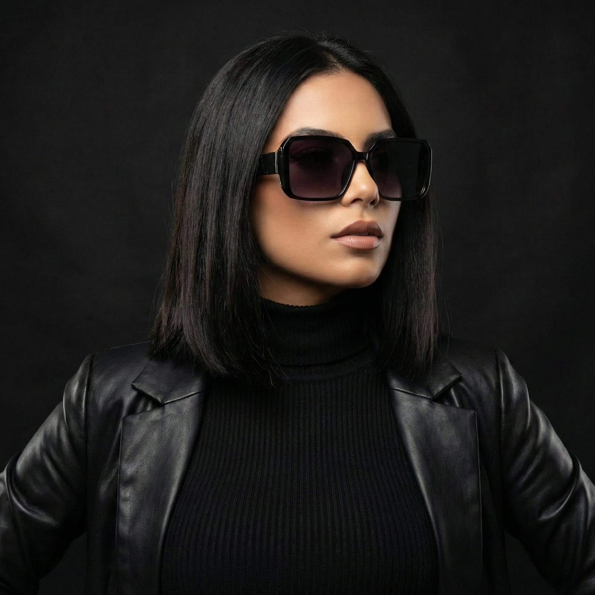 Ajanta Women’s Oversized Square Sunglasses Gradient Fashion Eyewear