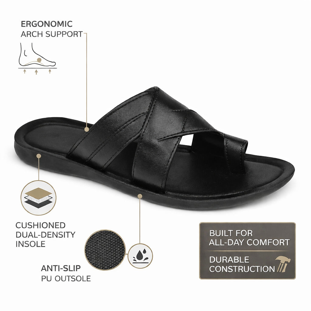 Ajanta Men’s Adjustable Anti-Slip Sandals