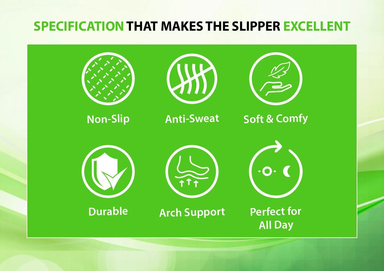 Ortho Cheer Men's Orthopedic and Diabetic Friendly Super Soft, Lightweight & Comfortable Slipper AO2007