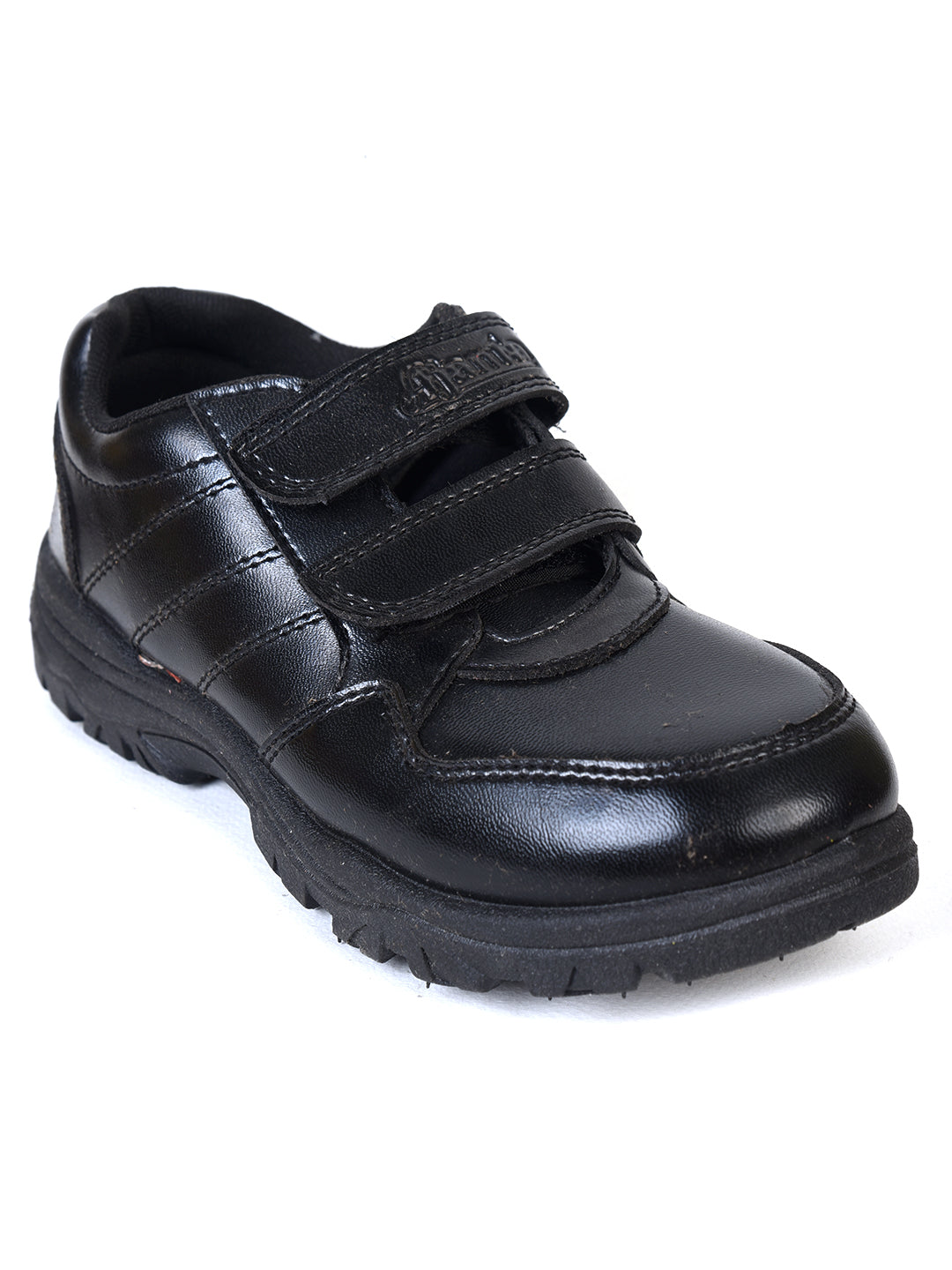 AJANTA Black Velcro School Uniform Shoe for Boys/Anti-Skid AB0029