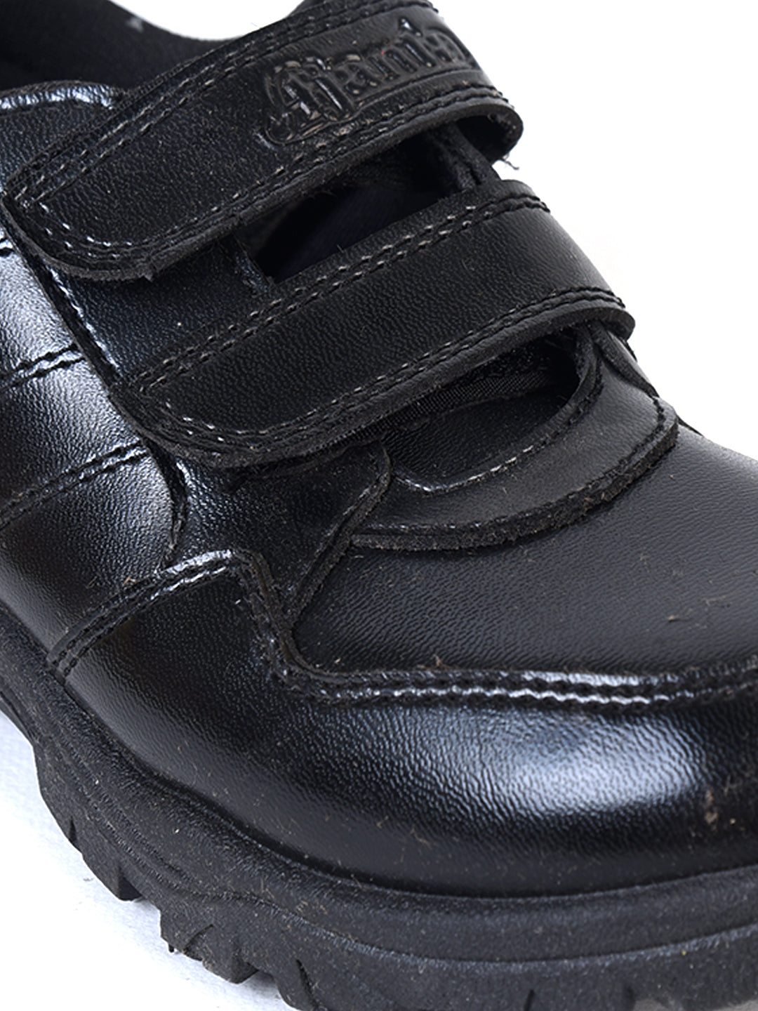AJANTA Black Velcro School Uniform Shoe for Boys/Anti-Skid AB0029