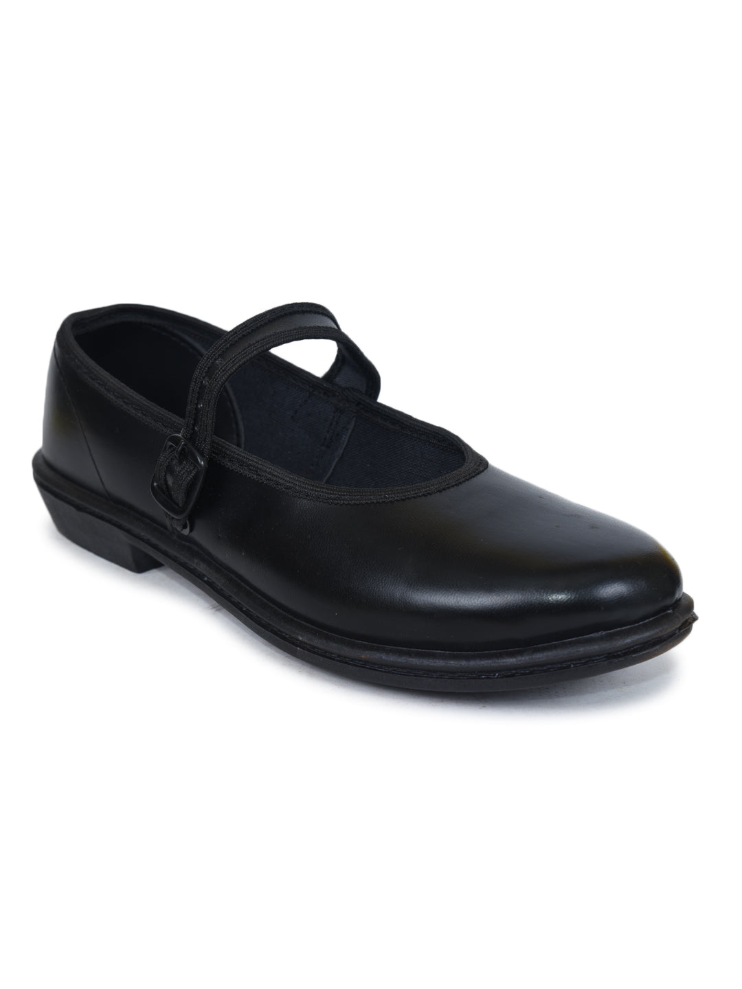 AJANTA Kids Black Derby School Shoe AB0028