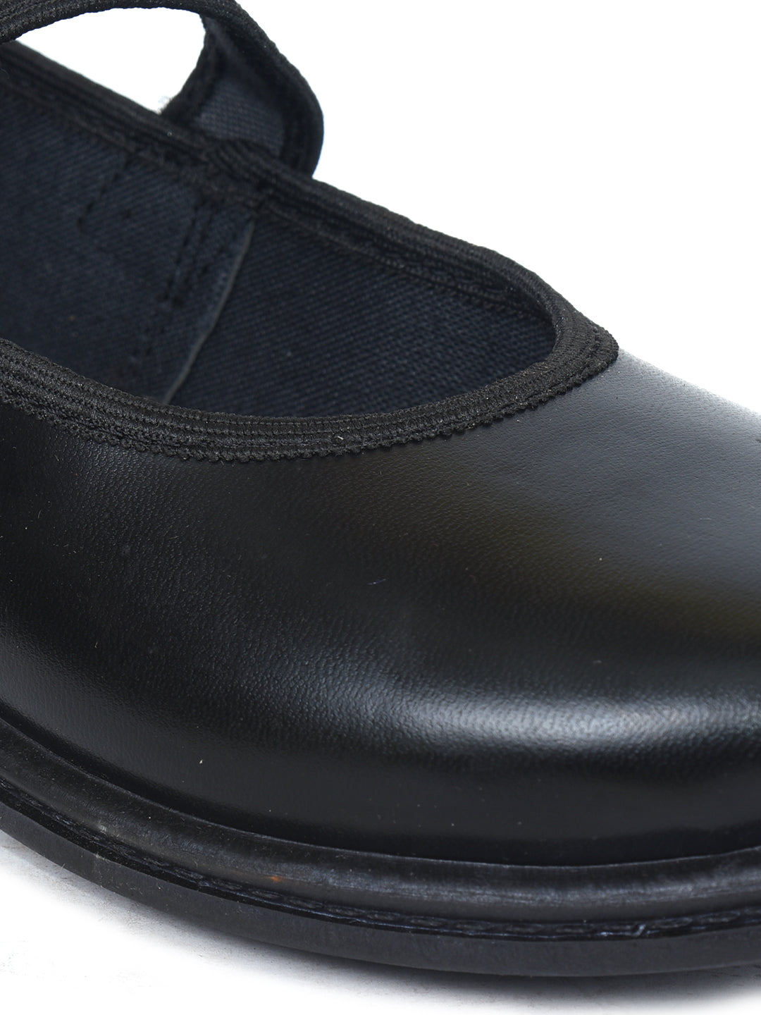 AJANTA Kids Black Derby School Shoe AB0028