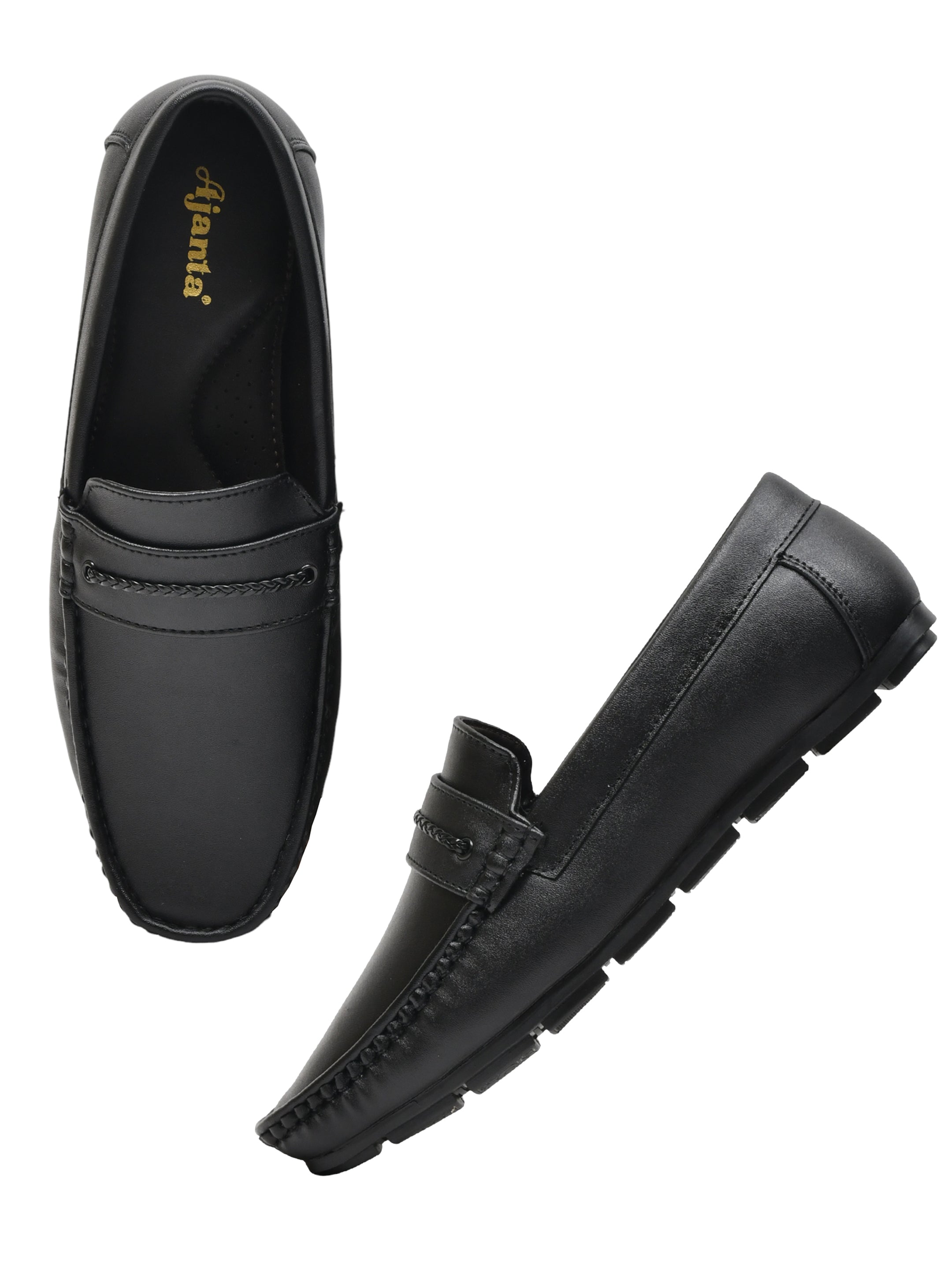 Ajanta Men Loafers / Formal Loafers for Men / Classic Formal Design with Anti-Skid Grip EG4002