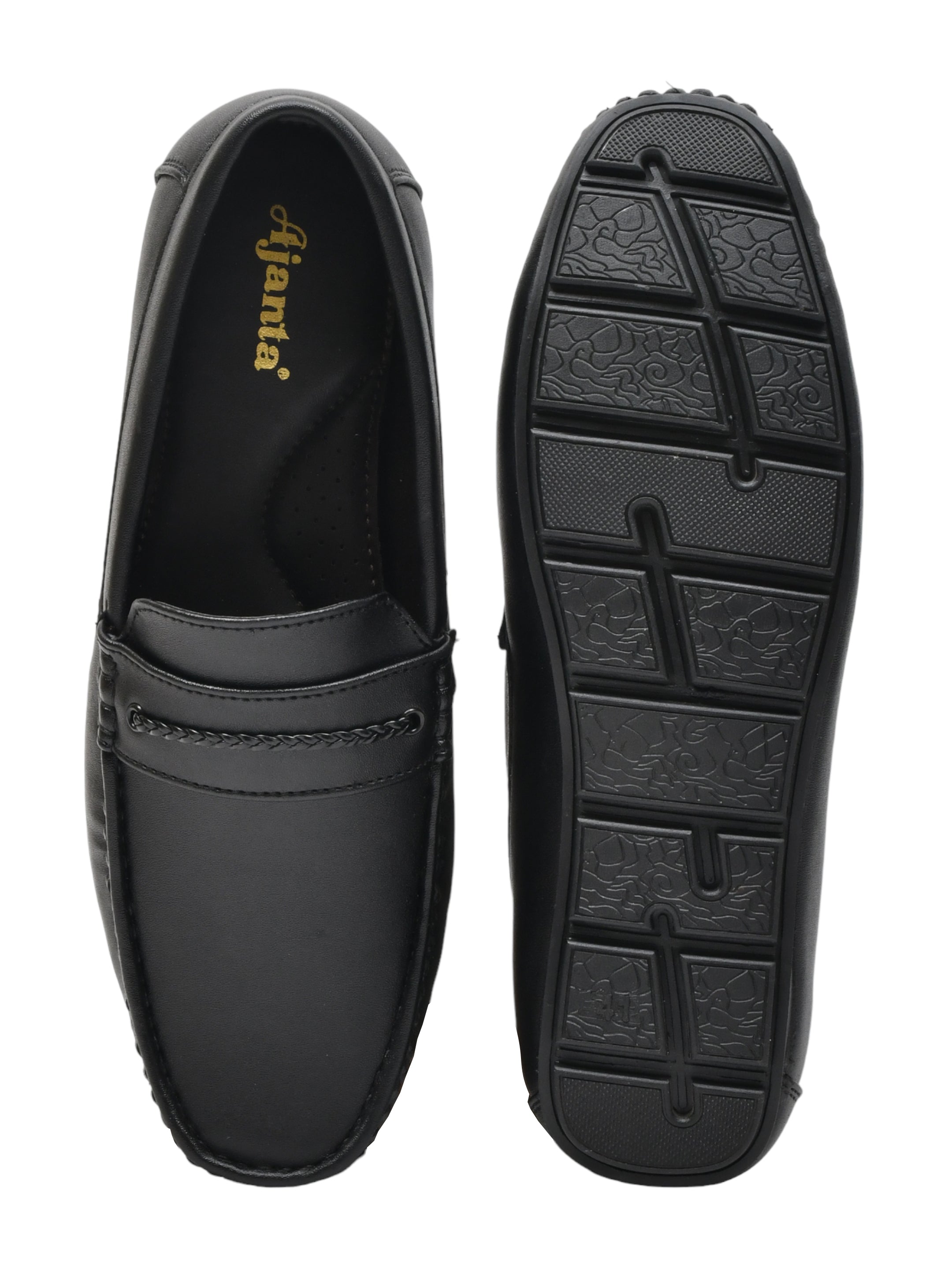 Ajanta Men Loafers / Formal Loafers for Men / Classic Formal Design with Anti-Skid Grip EG4002
