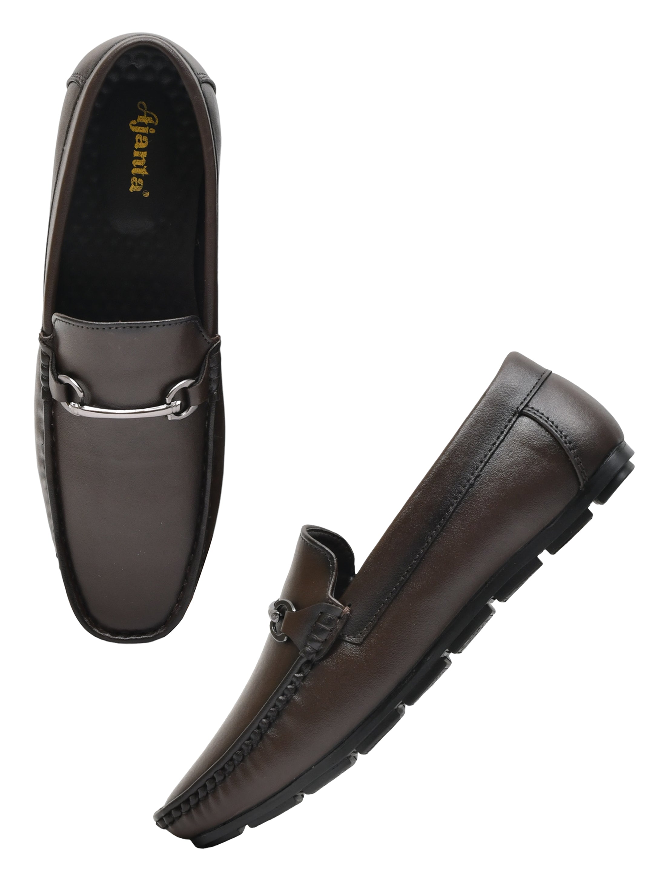 Ajanta Men Loafers / Men’s Anti-Skid Loafers / Non-Slip Formal Shoes for Daily Comfort & Style EG4004