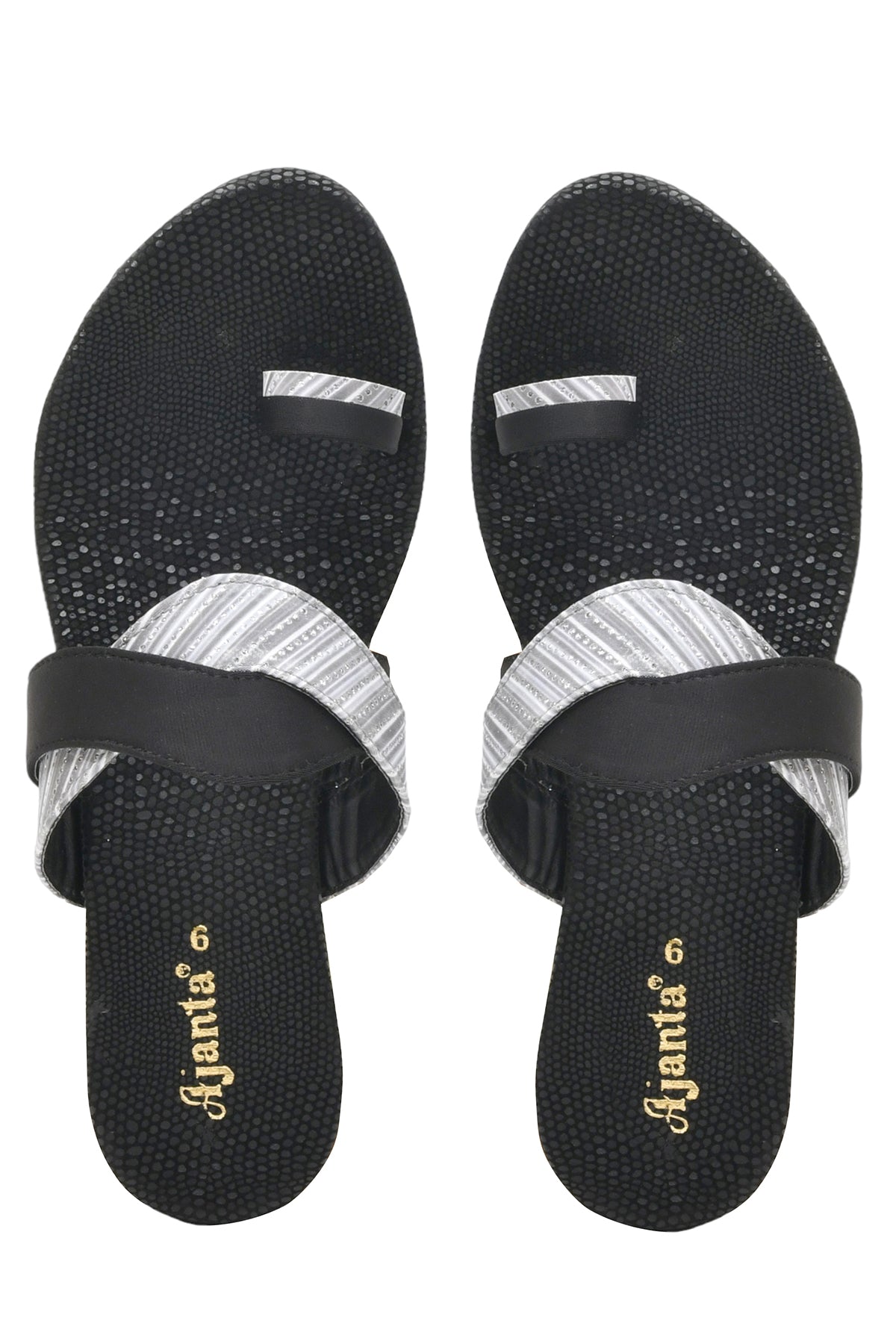Ajanta Women Flat Sandal / Comfortable & Anti-Skid Sole for Safe Wear / Slip-Resistant & Stylish for Daily Use EL2006