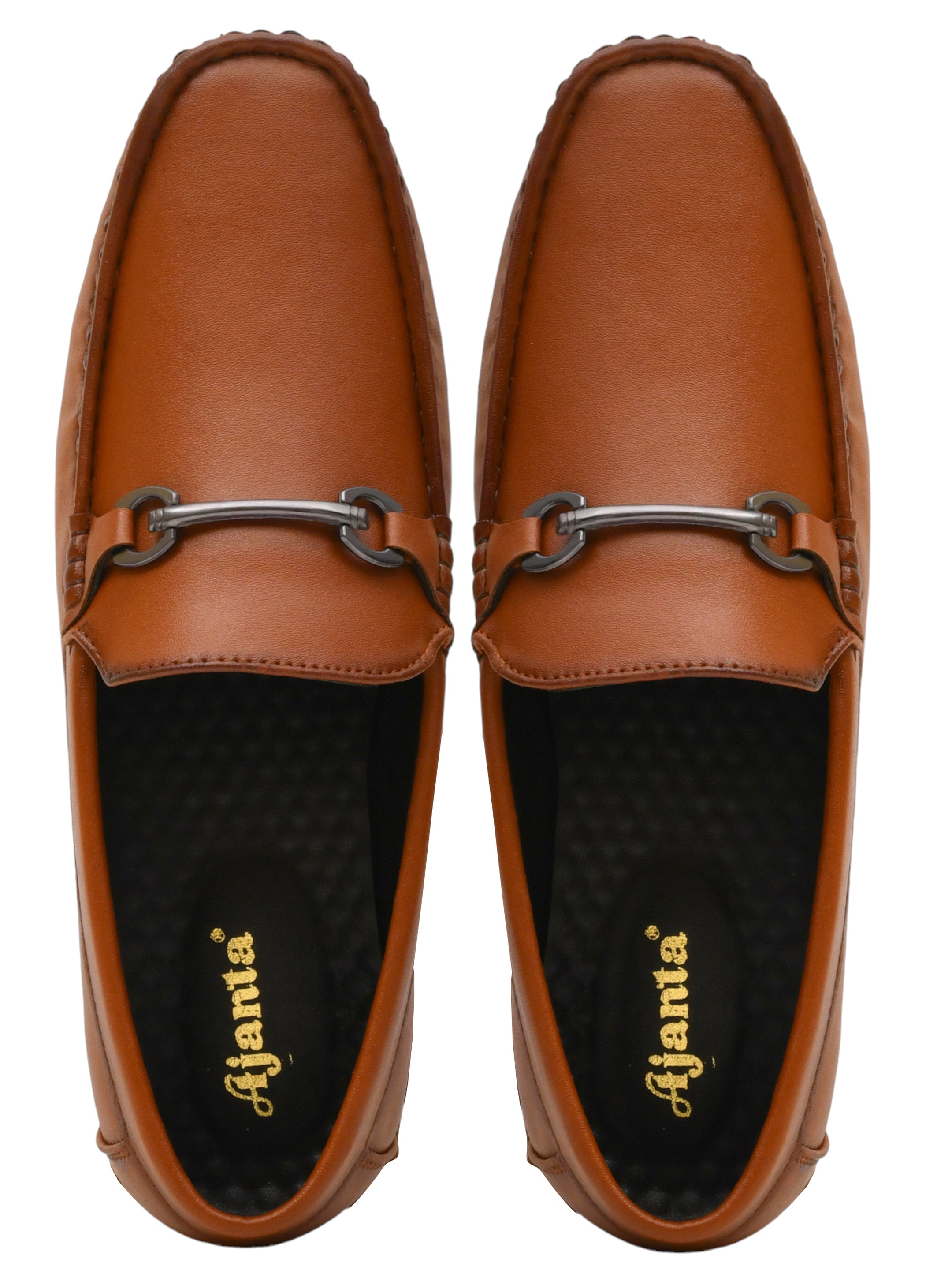 Ajanta Men Loafers / Men’s Non-Slip Loafers / Classic Formal Design with Anti-Skid Grip EG4003