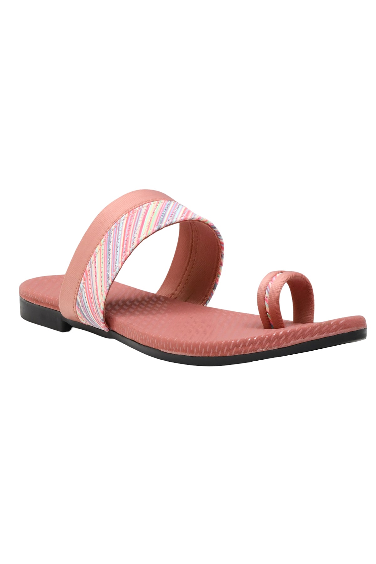 Ajanta Women Flat Sandal / Comfortable Fit with Anti-Skid Protection / Stylish & Lightweight Sandal EL2007