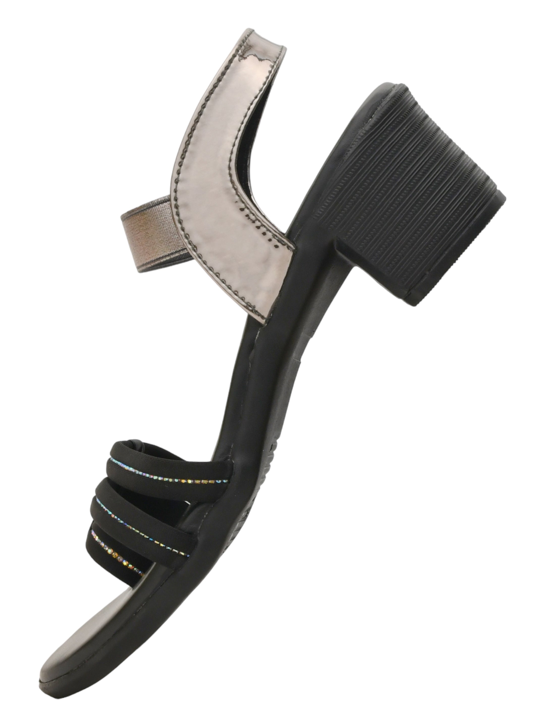 Ajanta Women Heel Sandal / Heel Sandals with Anti-Skid Sole /  Fashionable & Comfortable for All-Day Wear EL4006