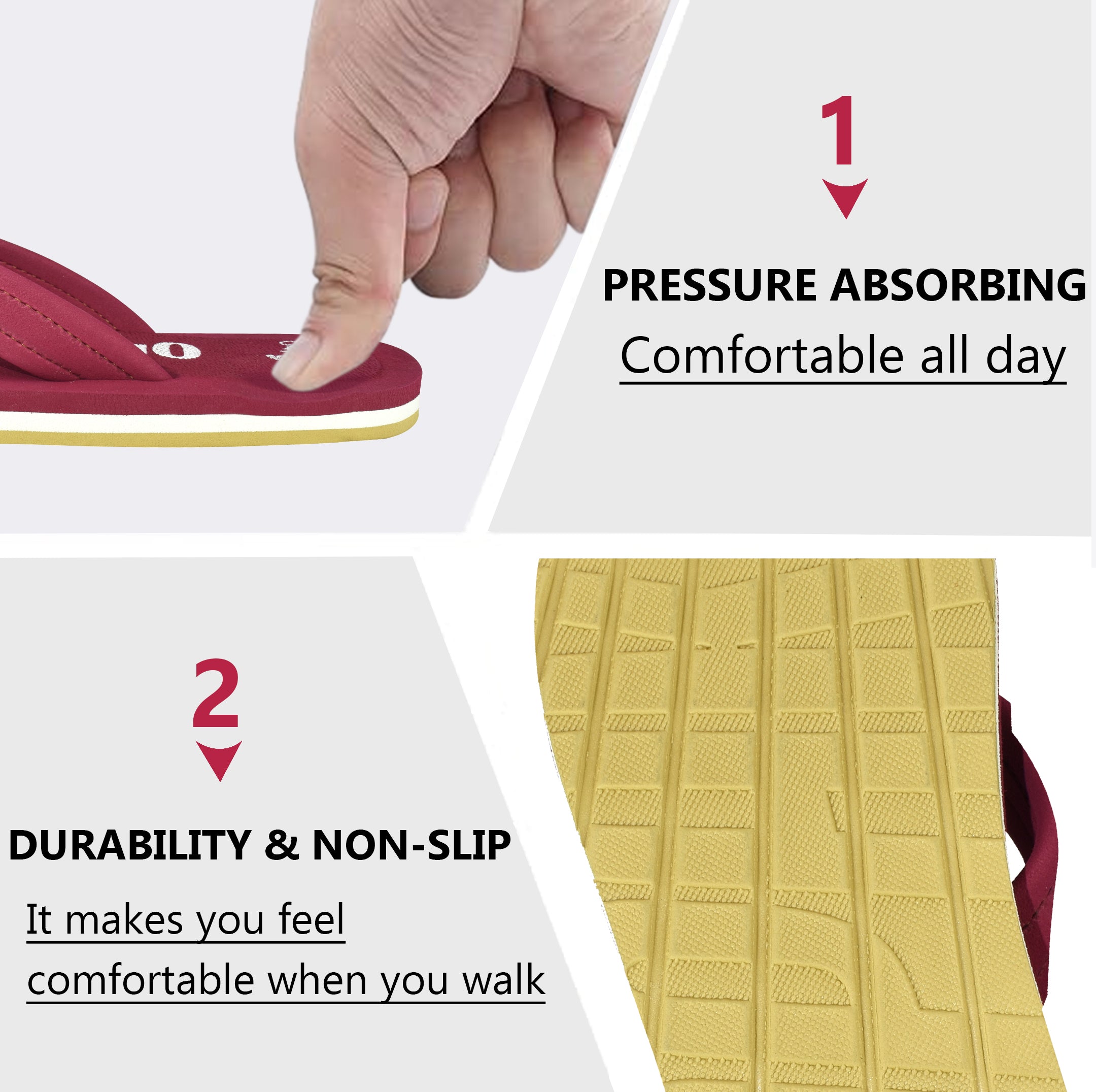 Ortho Cheer Women's Orthopedic and Diabetic Care Super Soft House Slippers for Regular Use AO2010