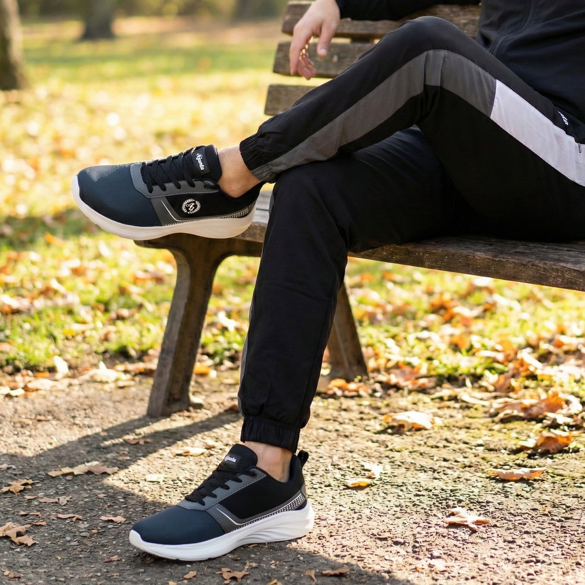 Ajanta Men’s Dual-Color Casual Shoe with Lightweight EVA Sole