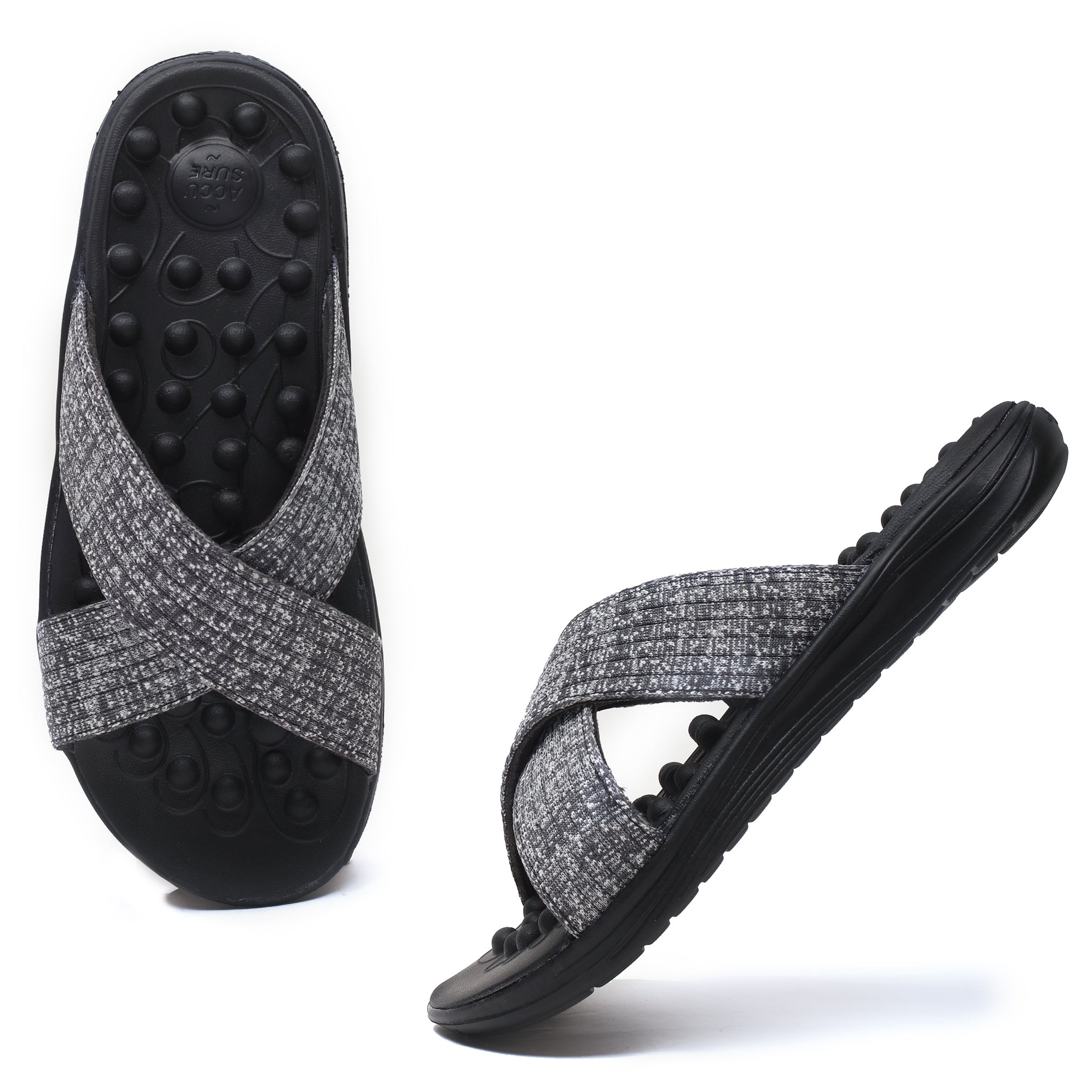 Impakto HydroRelief Men Black Flip Flops