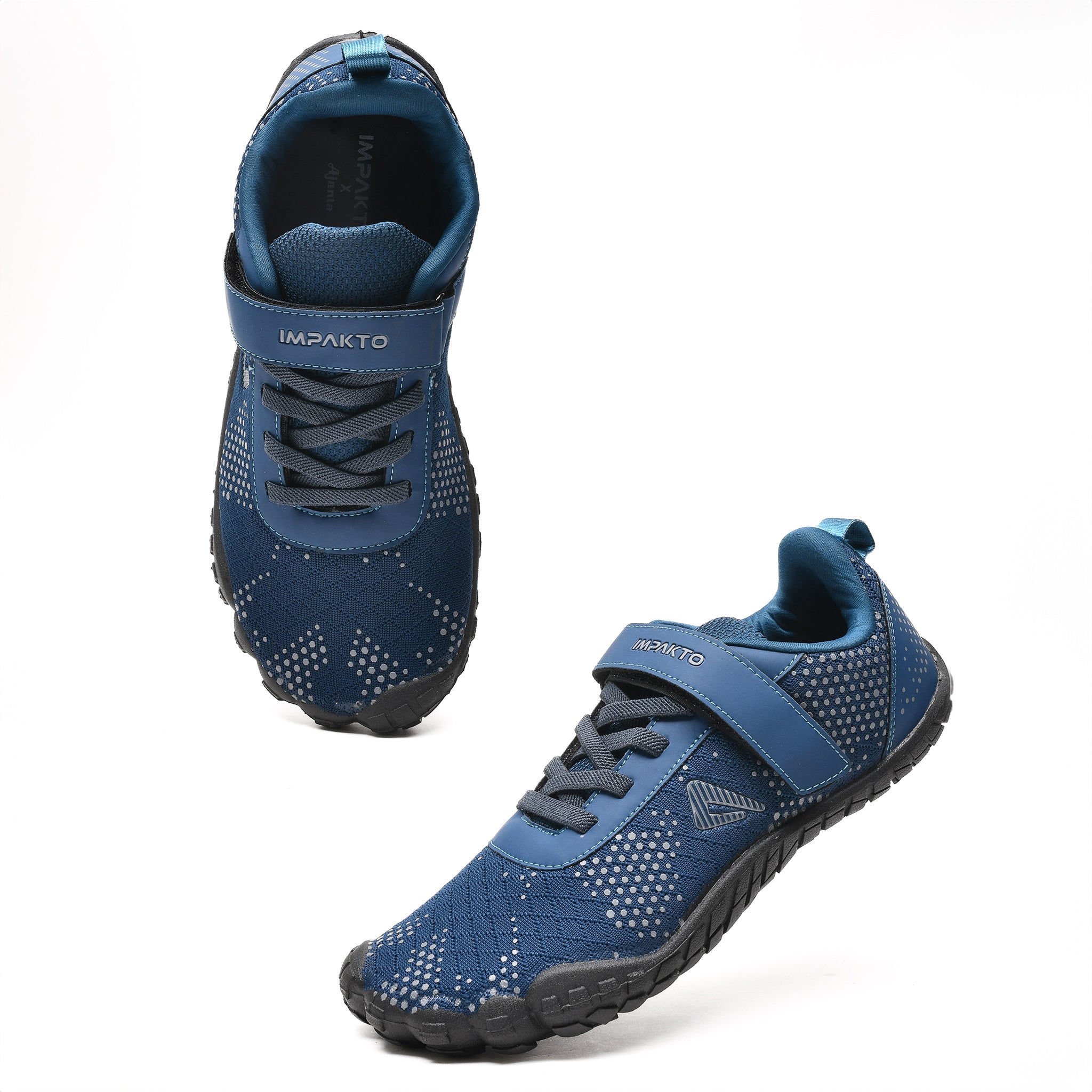 Impakto Barefoot for Wide Feet Shoes for Unisex Navy AS3286
