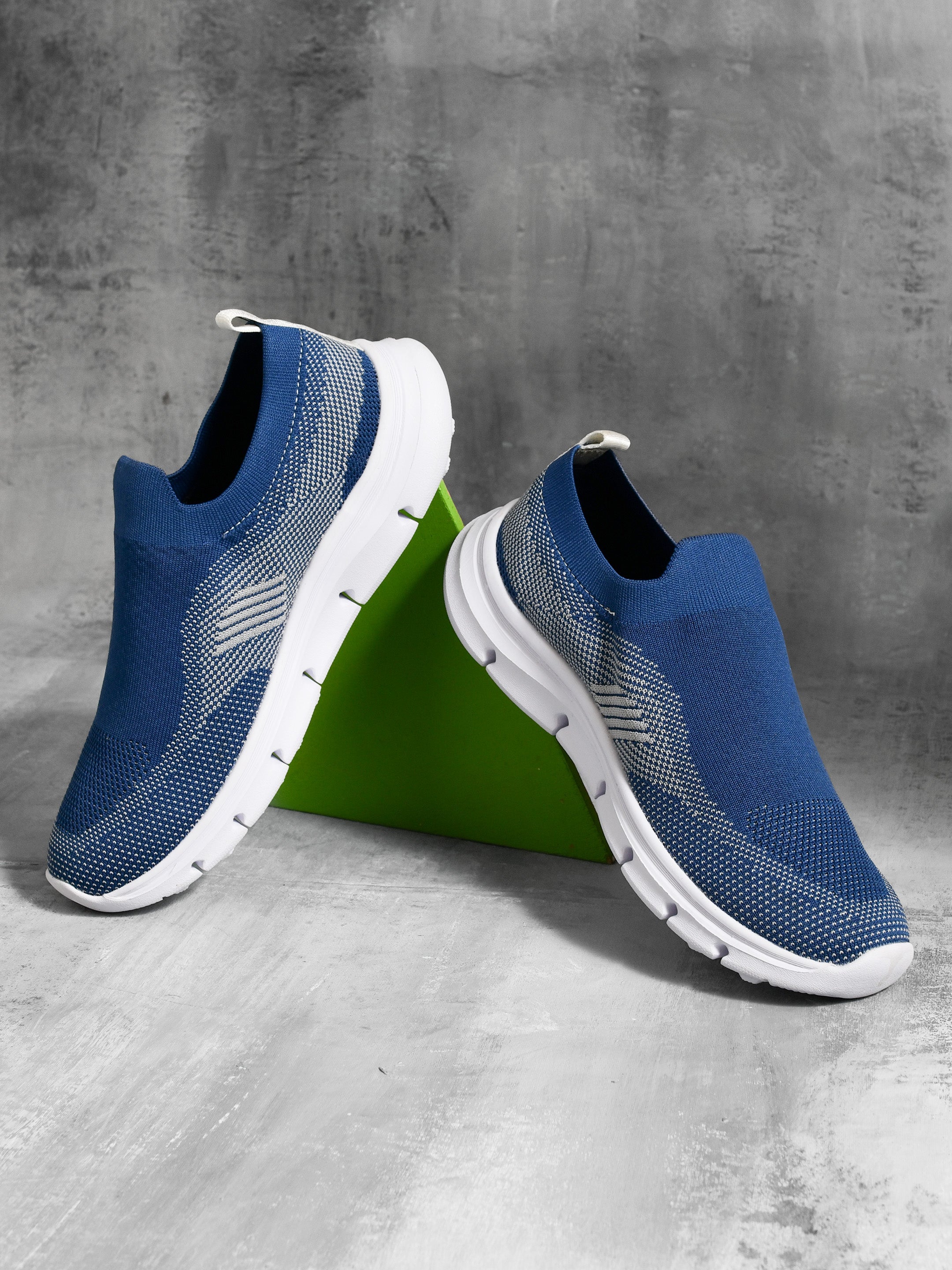 Impakto FlexiSock Men's Blue Casual Shoe - AS3410