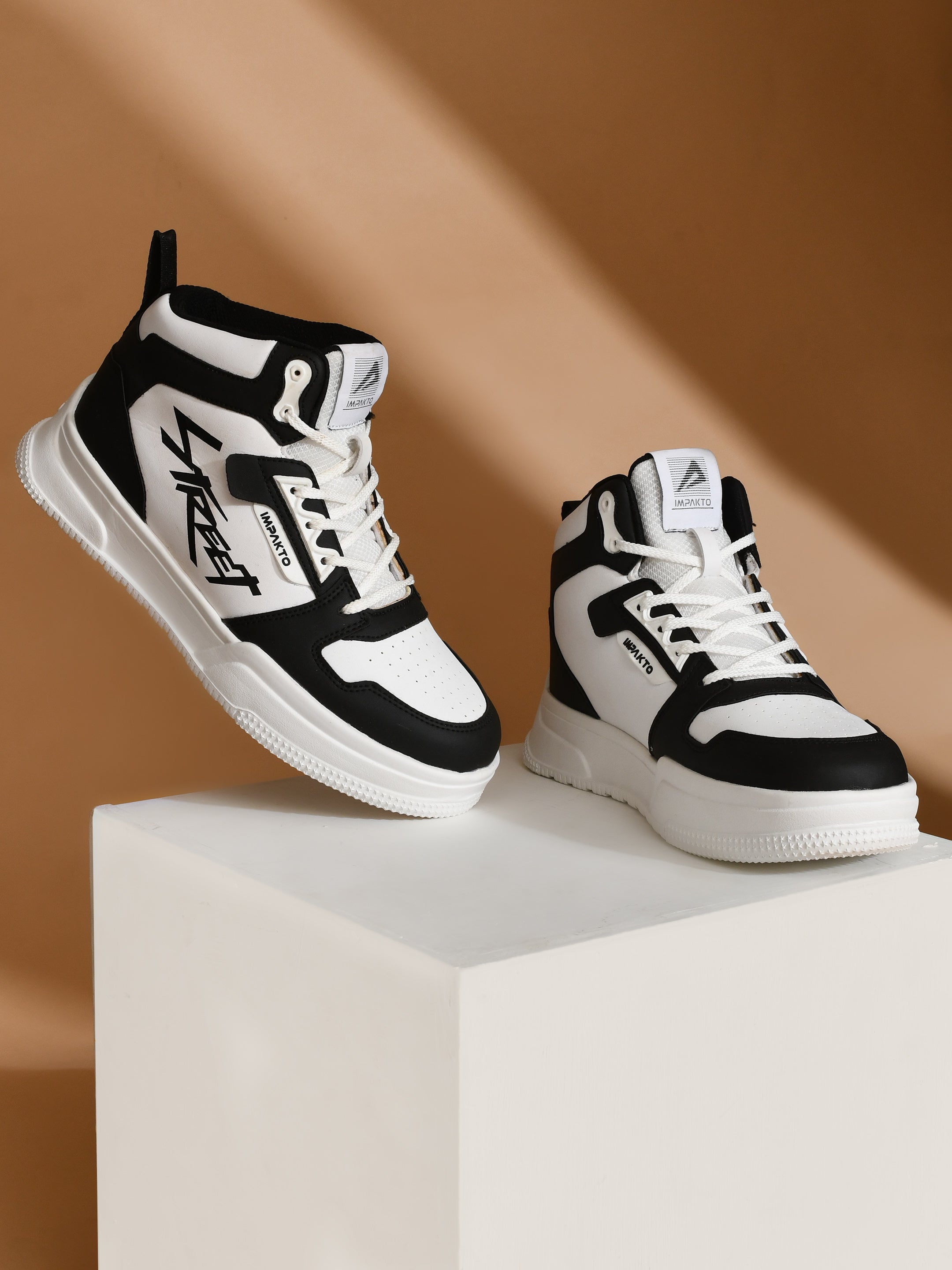 Impakto Alpha Street Men's Black Sneakers - AS3363