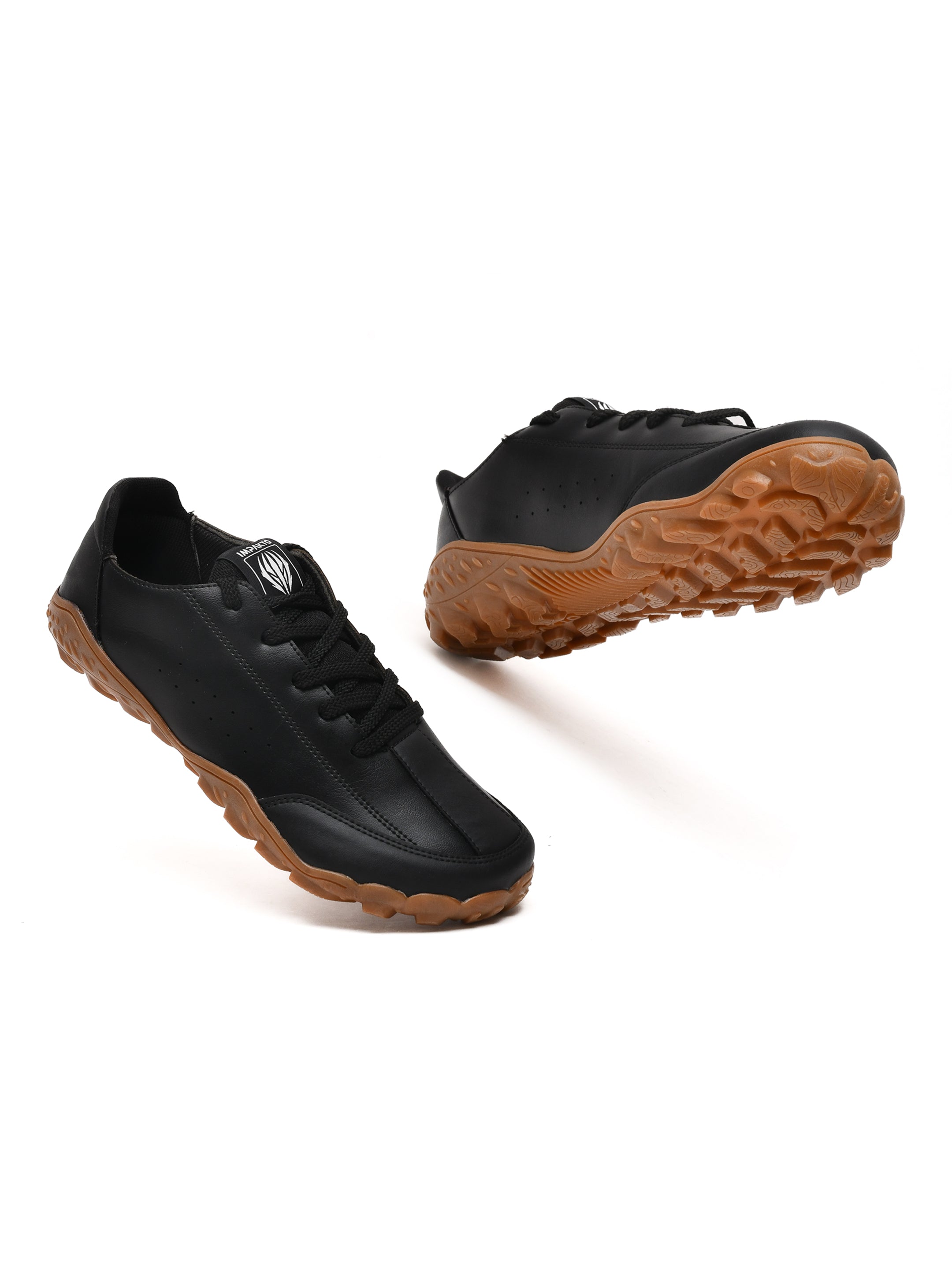 Impakto Outwork Men's Tan Barefoot Shoe with Rubber Trekking Sole - AS3439