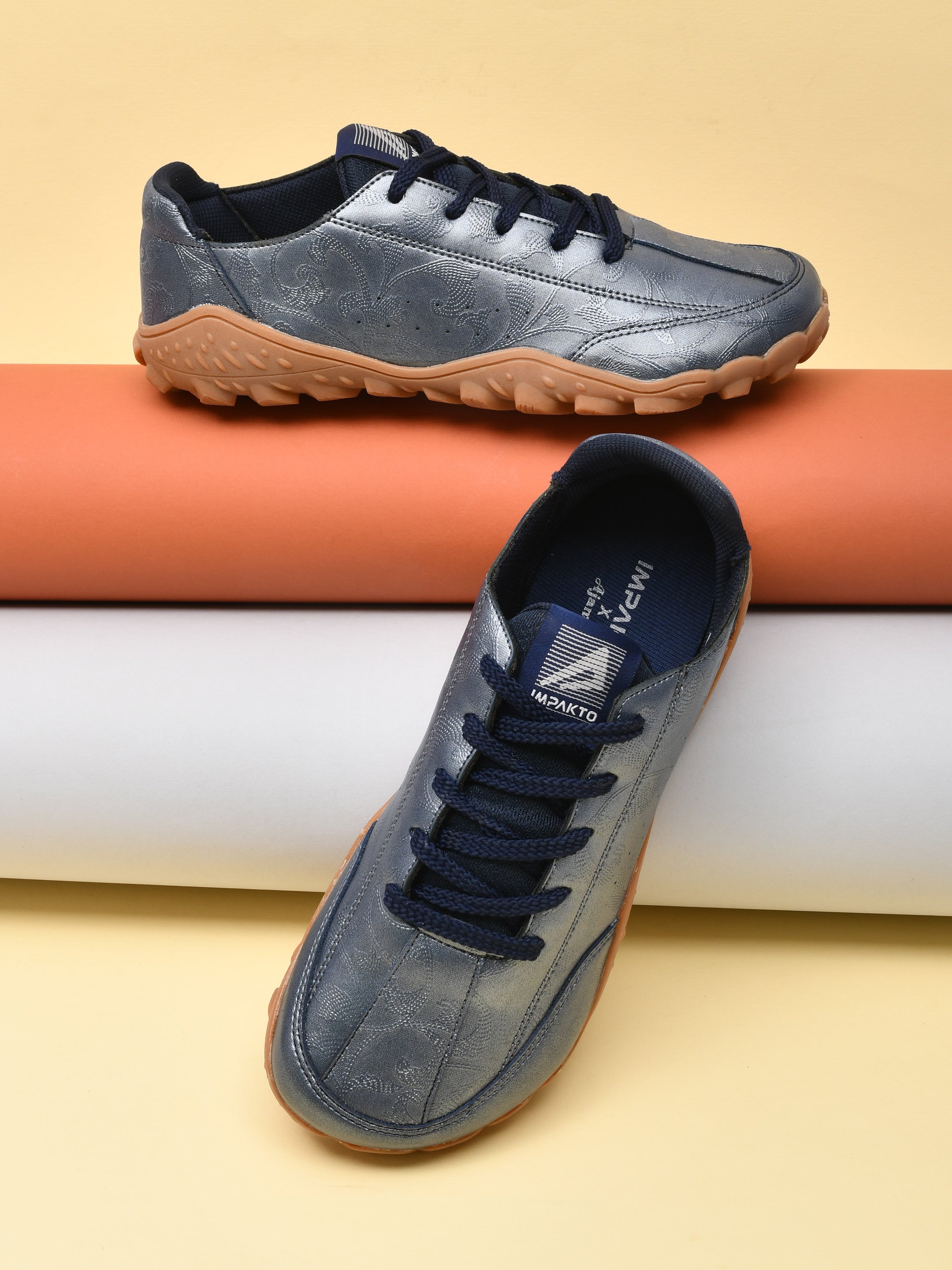 Impakto Barefoot X Garba Men's Blue Zero-Drop Barefoot Shoe - AS3400