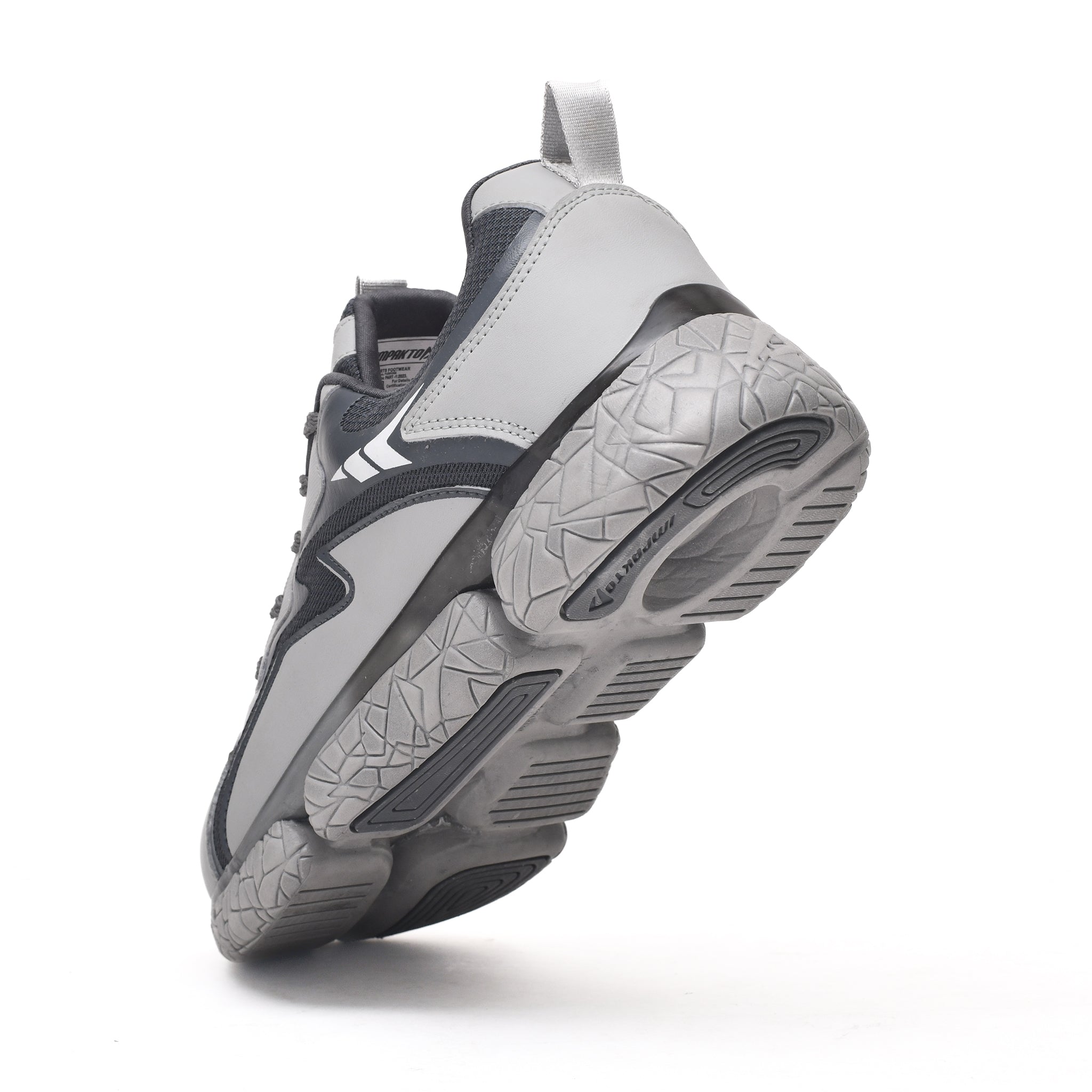 Impakto Motion Booster Running Shoes with Toe-Spring and Padded Insoles for Men AS3278