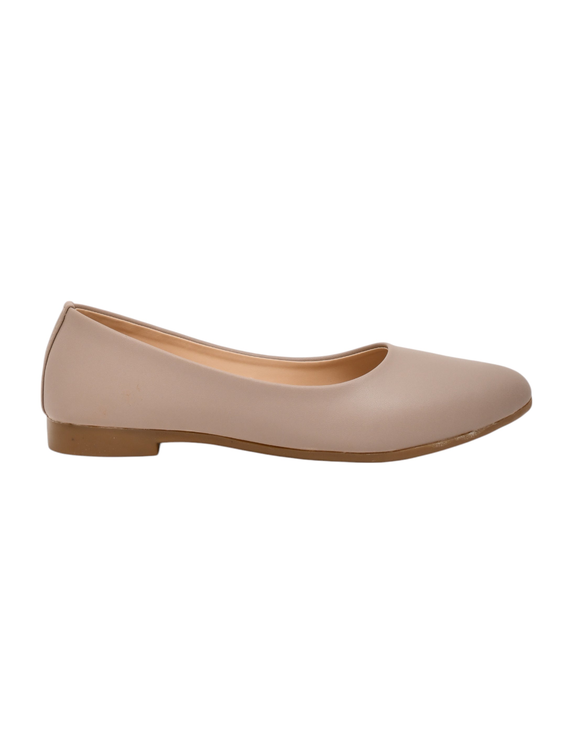 Ajanta Women Beige Belly Shoes | Perfect for Casual and Office wear | Stylish & Light Shoes for Walking EL5019