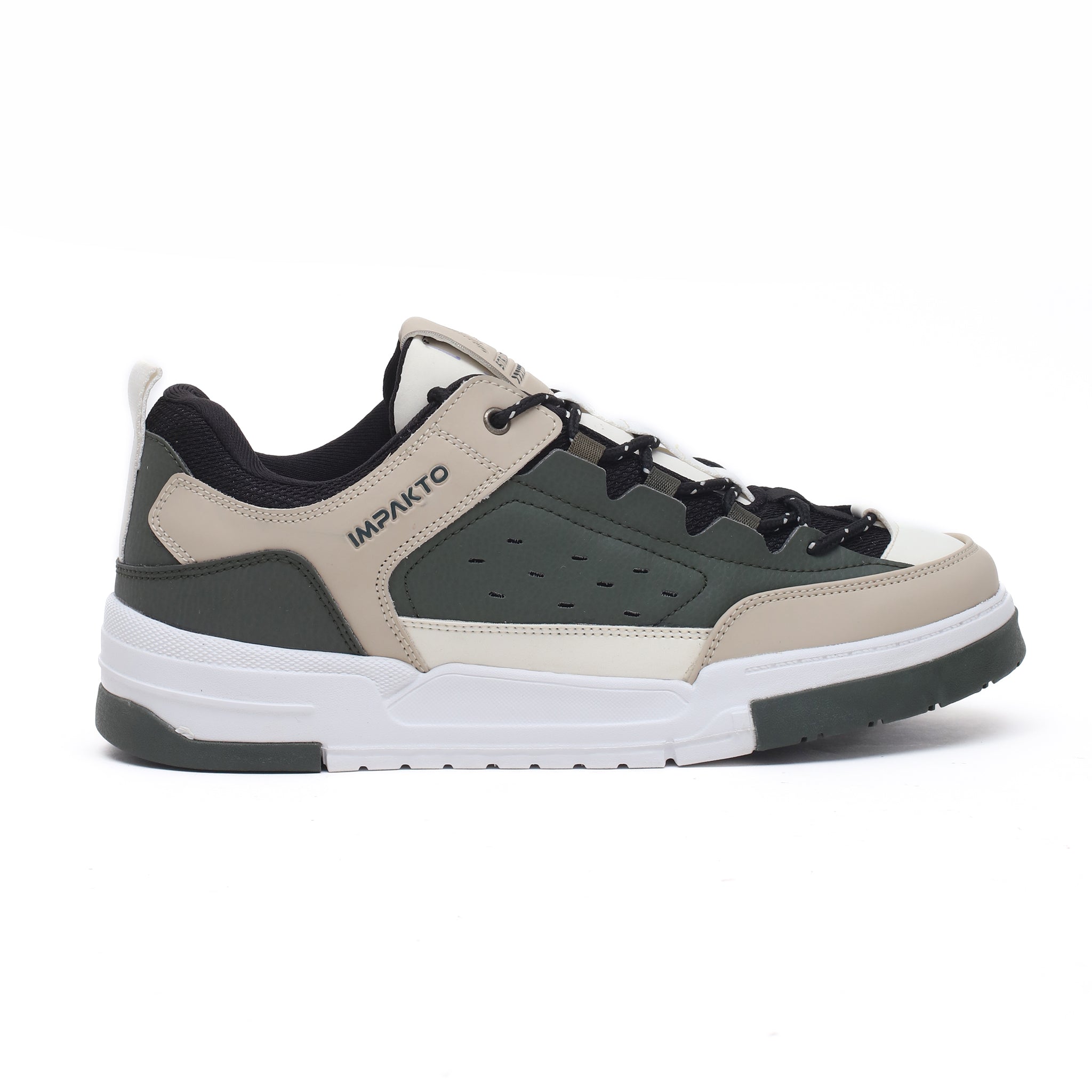 Impakto Men's Trendy Casual Sneaker Shoes, Attractive Rounded Front, Cushioned Insole with Dynamic Feet Support for Extra comfort, Slip-Resistant Sole