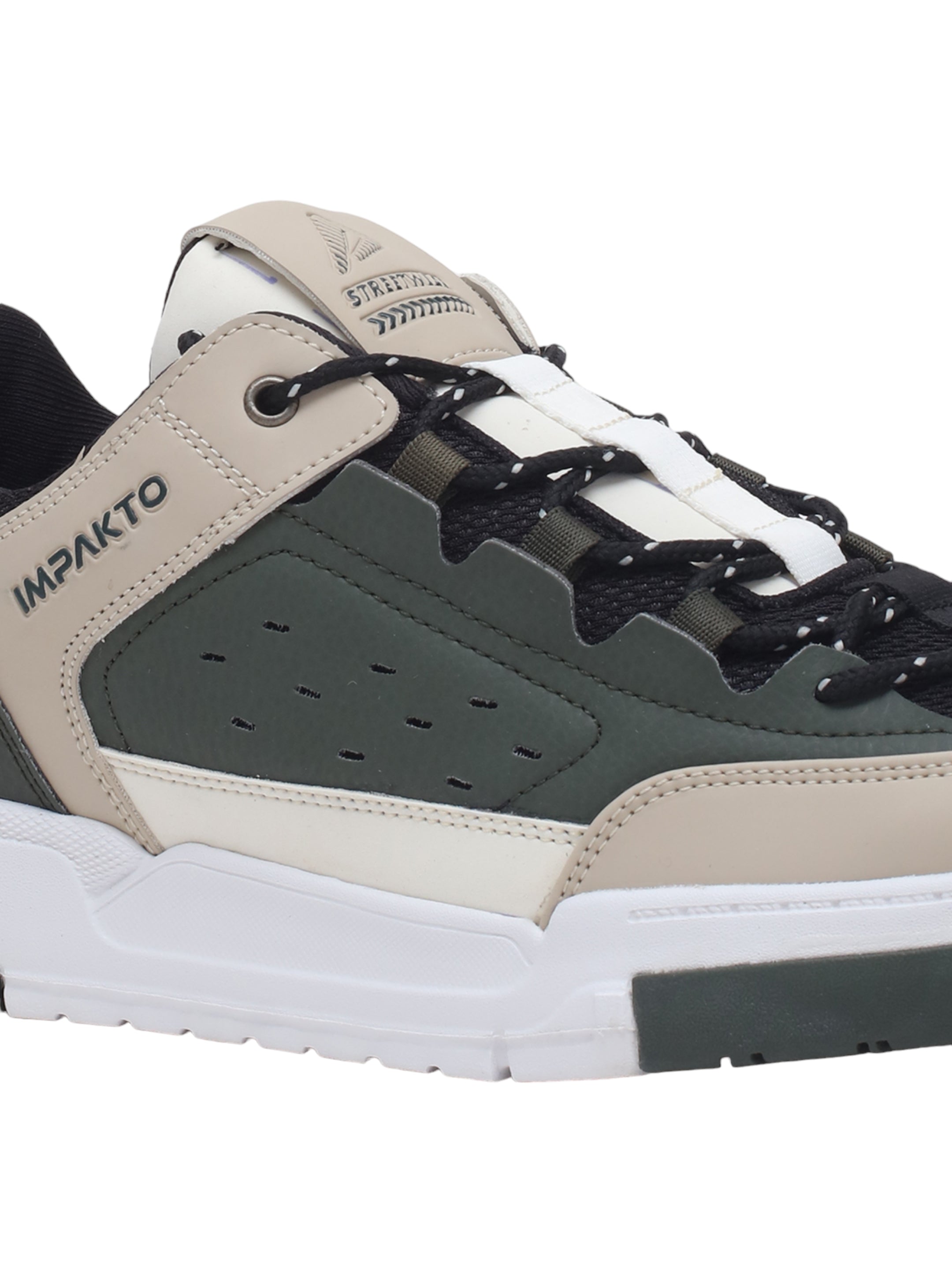 Impakto Men's Trendy Casual Sneaker Shoes, Attractive Rounded Front, Cushioned Insole with Dynamic Feet Support for Extra comfort, Slip-Resistant Sole