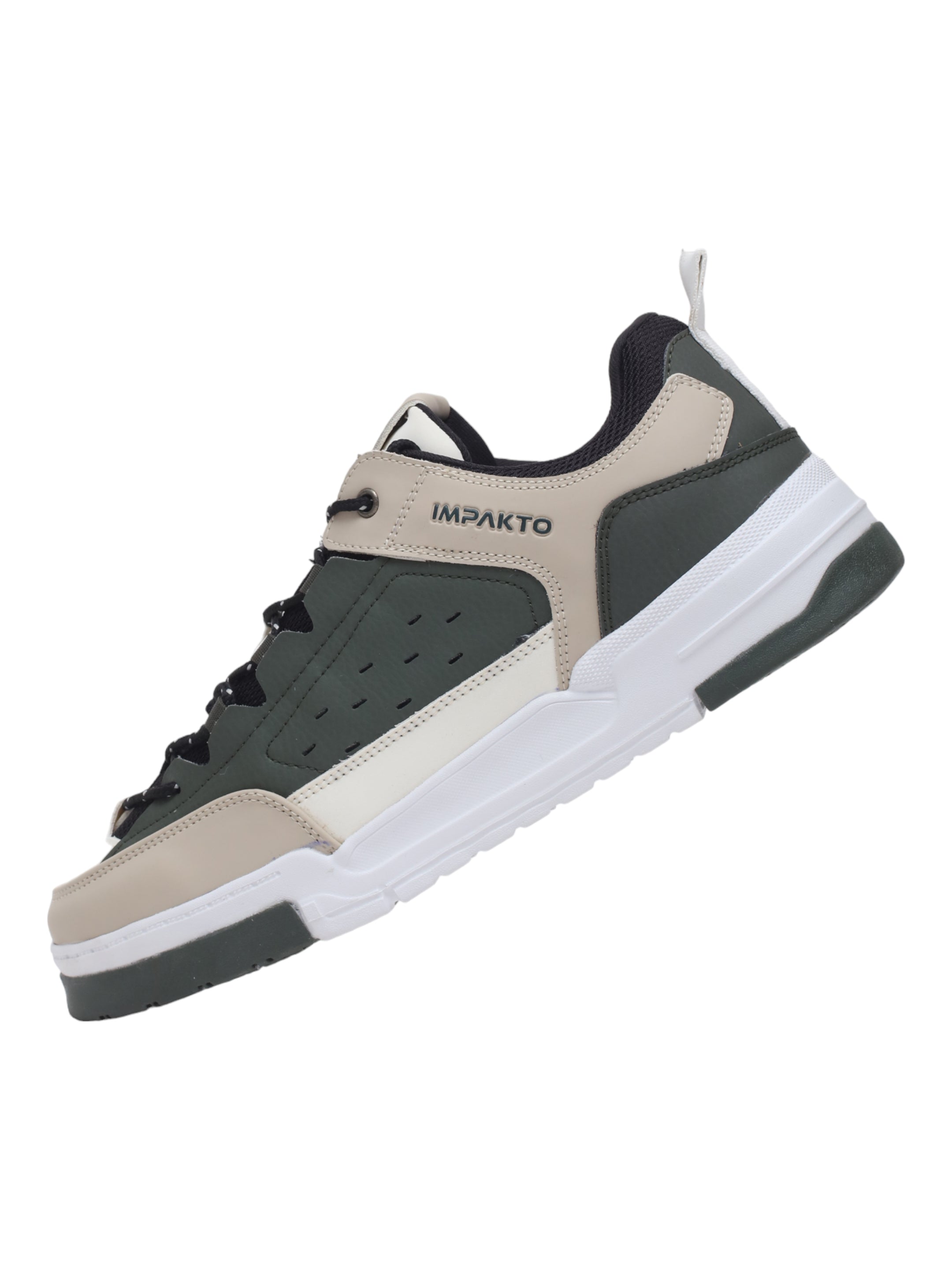 Impakto Men's Trendy Casual Sneaker Shoes, Attractive Rounded Front, Cushioned Insole with Dynamic Feet Support for Extra comfort, Slip-Resistant Sole