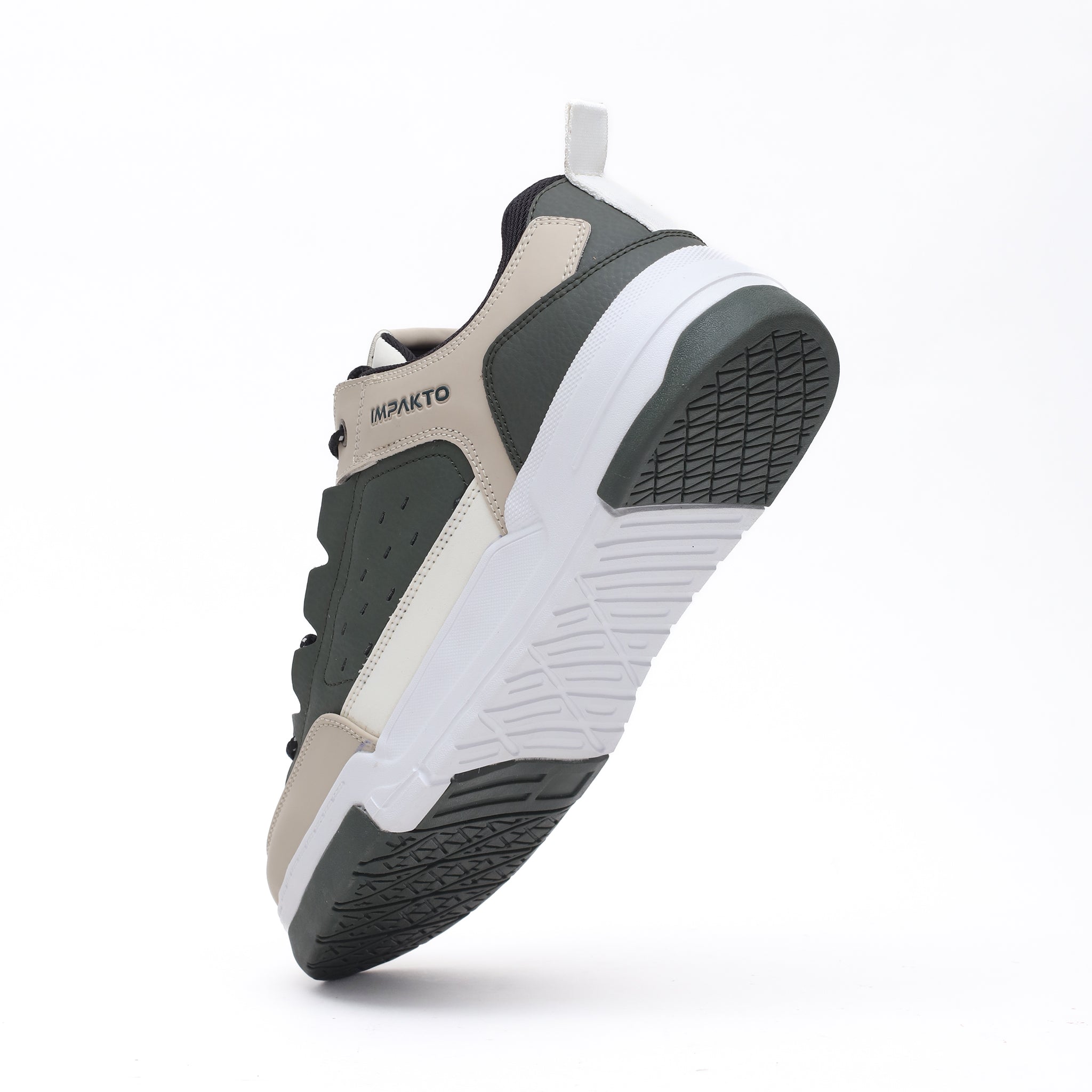 Impakto Men's Trendy Casual Sneaker Shoes, Attractive Rounded Front, Cushioned Insole with Dynamic Feet Support for Extra comfort, Slip-Resistant Sole