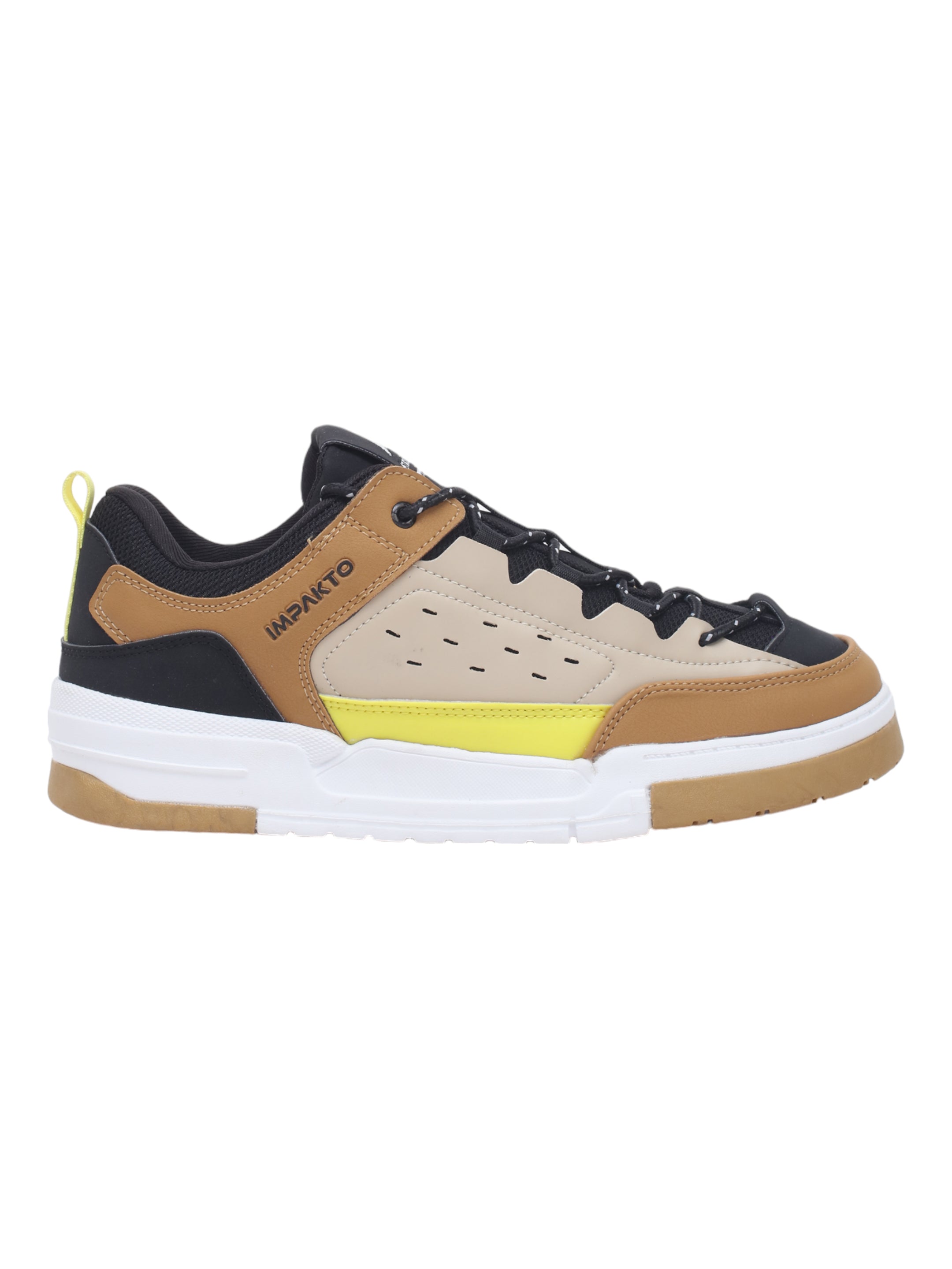 Impakto Men's Trendy Casual Sneaker Shoes, Attractive Rounded Front, Cushioned Insole for Extra comfort, Slip-Resistant Sole