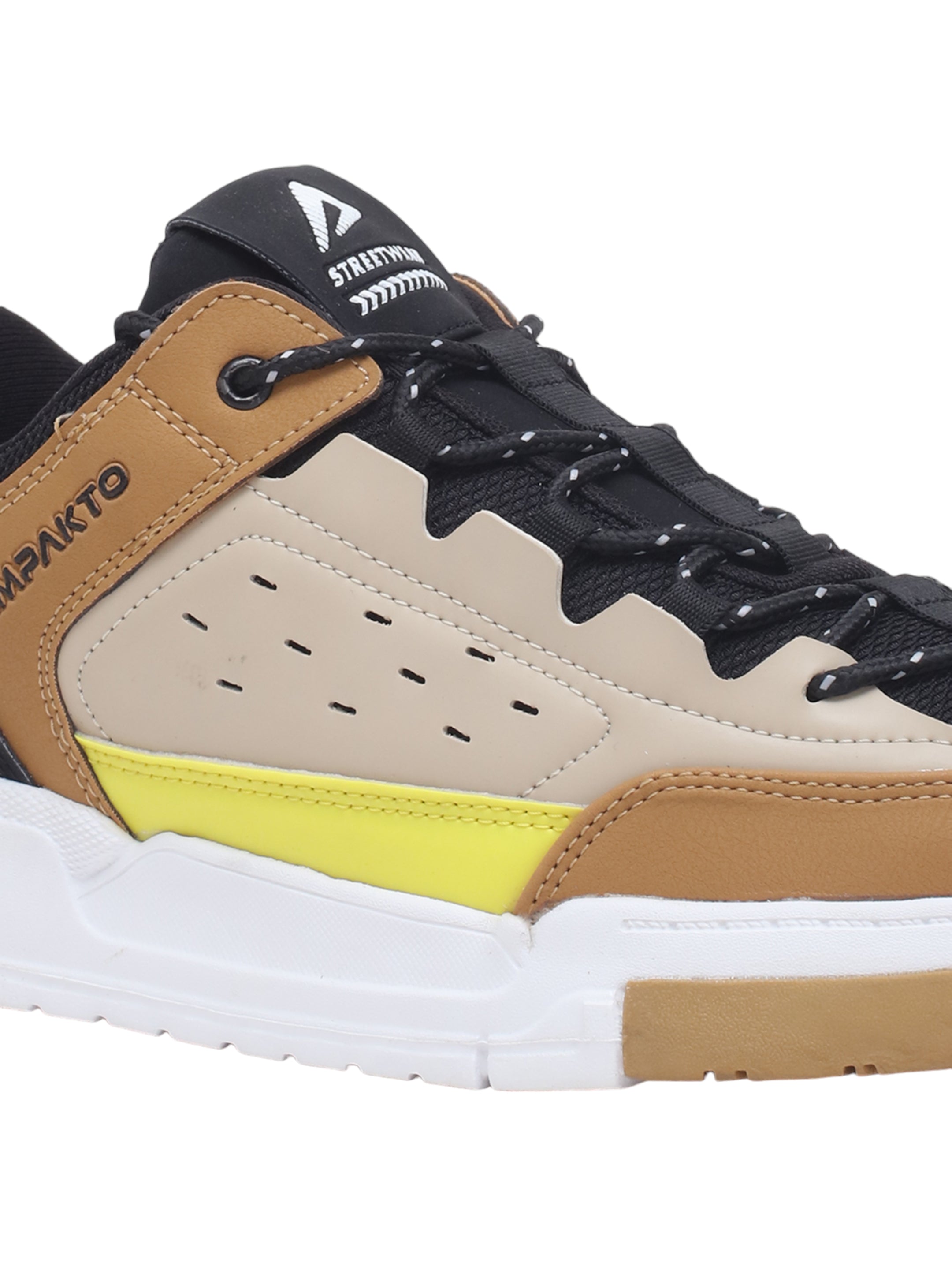 Impakto Men's Trendy Casual Sneaker Shoes, Attractive Rounded Front, Cushioned Insole for Extra comfort, Slip-Resistant Sole