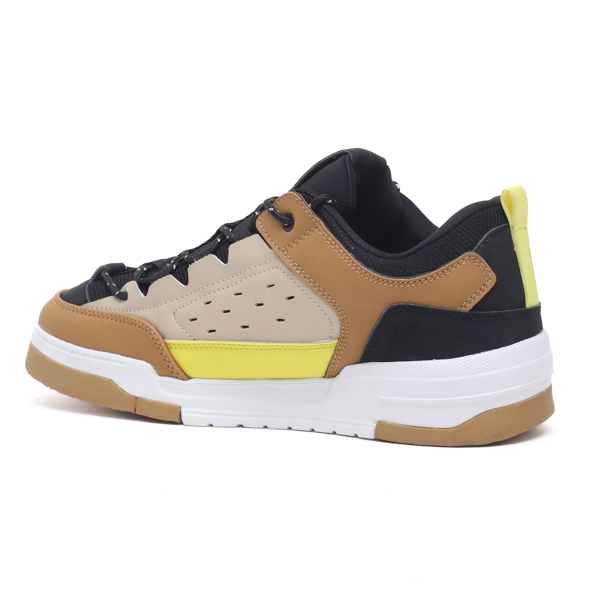 Impakto Men's Trendy Casual Sneaker Shoes, Attractive Rounded Front, Cushioned Insole for Extra comfort, Slip-Resistant Sole