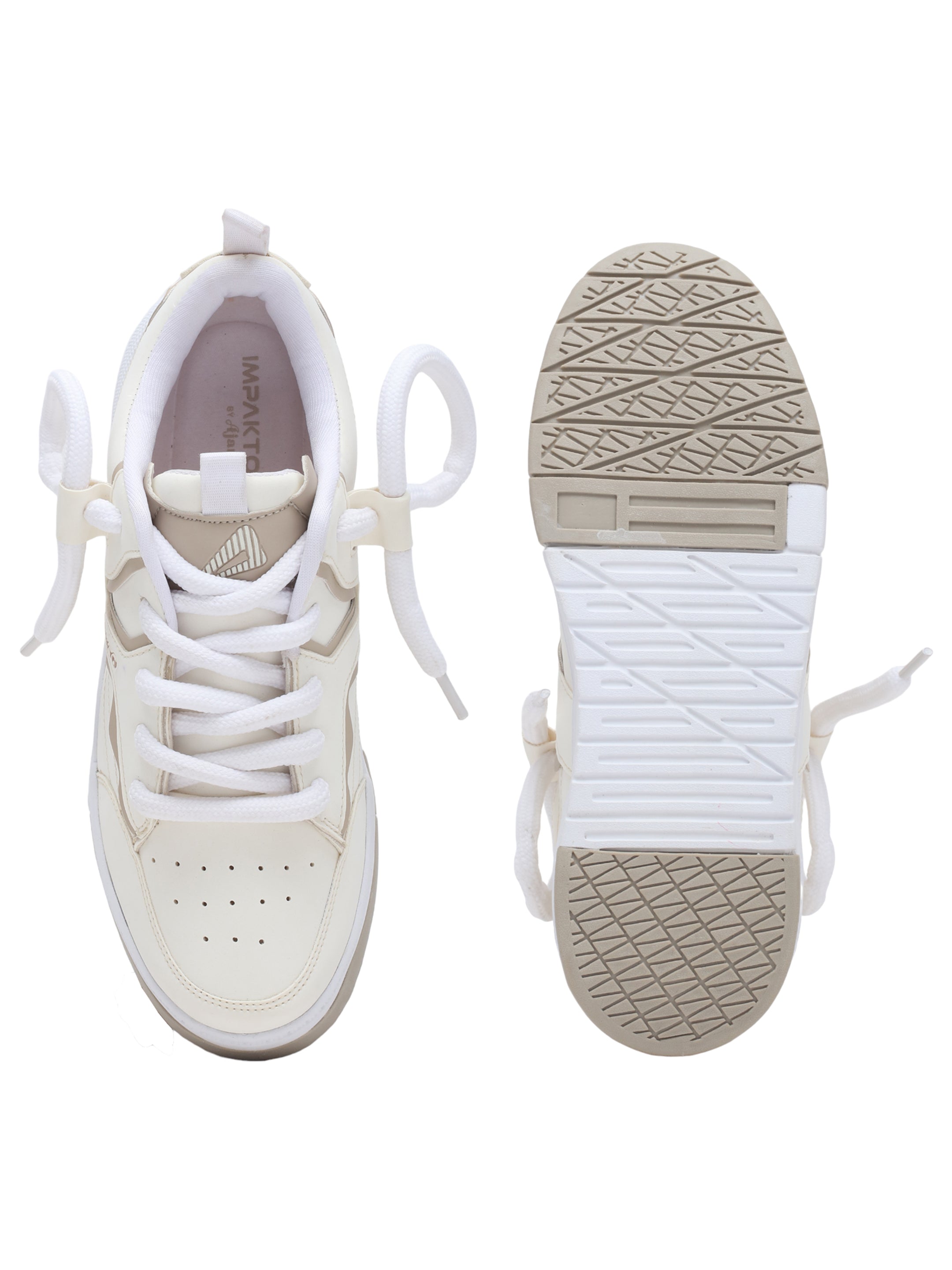 Impakto Solid Sneaker Casual Shoes for Men ,Ultimate Comfort with Cushioned Insole