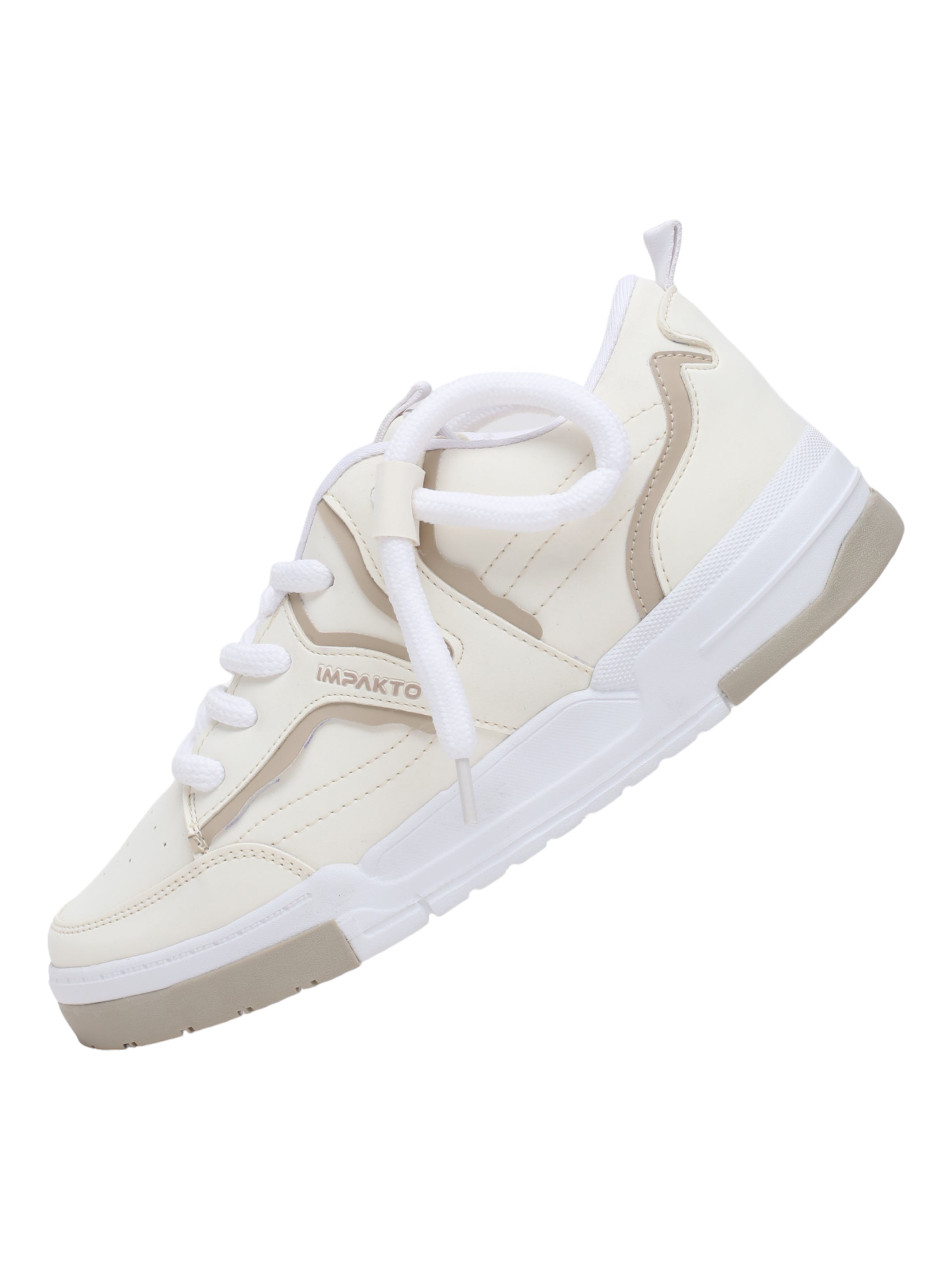 Impakto Solid Sneaker Casual Shoes for Men ,Ultimate Comfort with Cushioned Insole