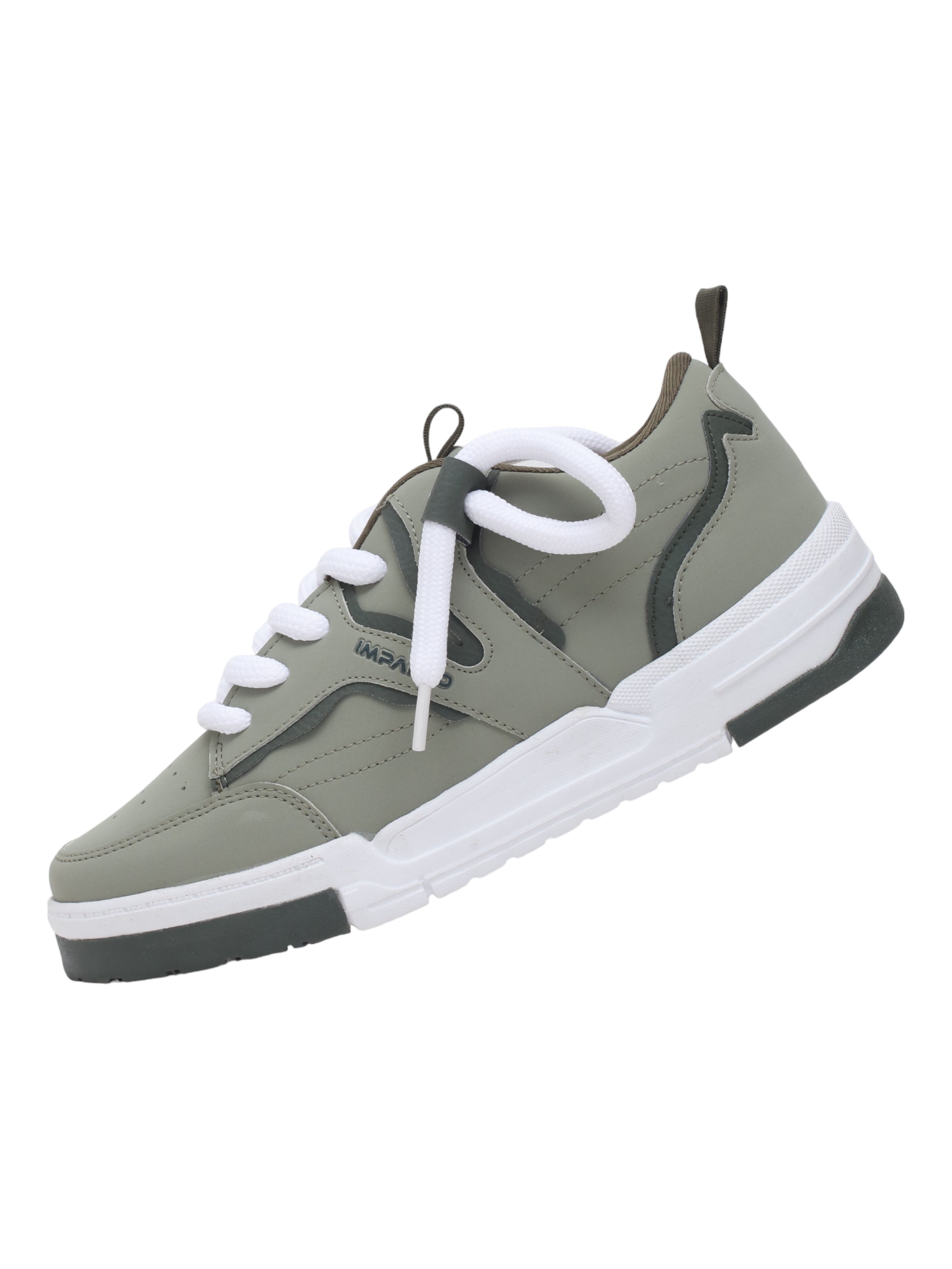 Impakto Men's Fashionable Casual Sneaker Shoes with Synthetic Upper Lightweight Comfortable Mid Top, Extra Soothing Insole & Impact-Resistant Comfort