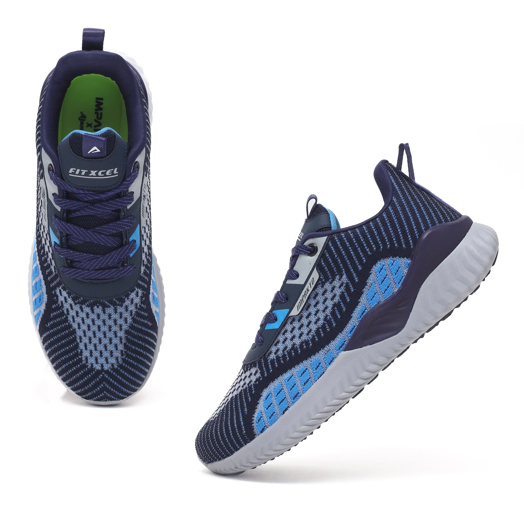 Impakto Aqua Rush Men's Stylish and Comfortable with Lace-Up Running Shoe AS3215